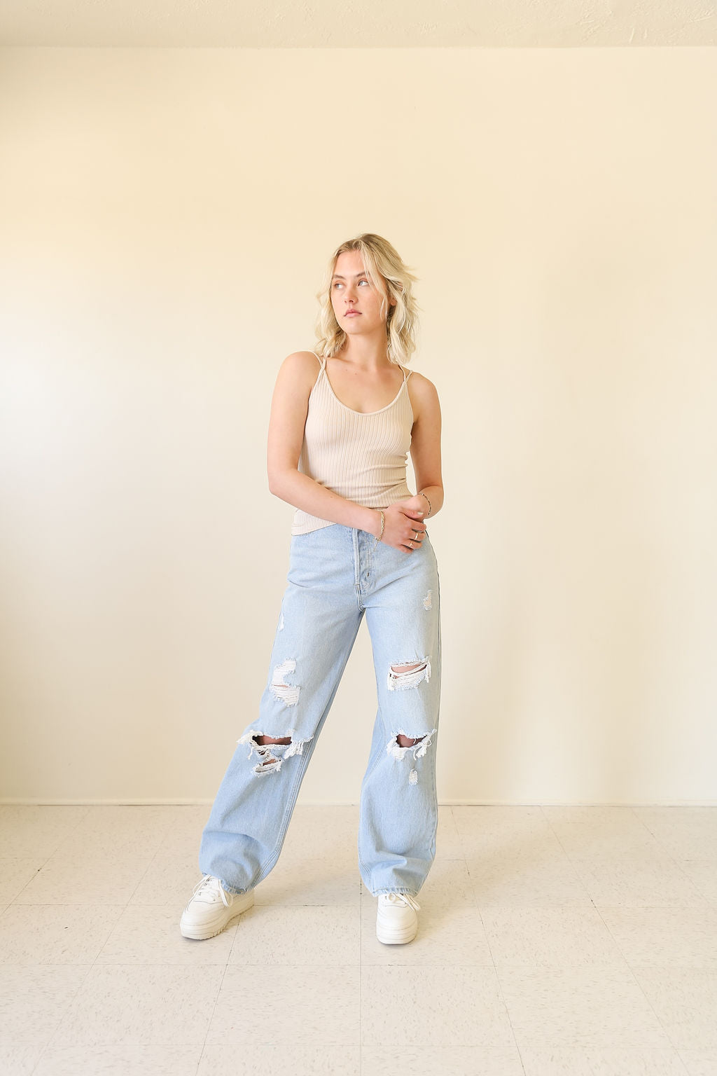 Renaissance Ribbed Knit Brami by For Good