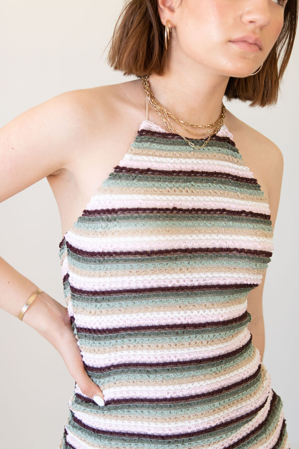 I'm Yours Knit Striped Dress