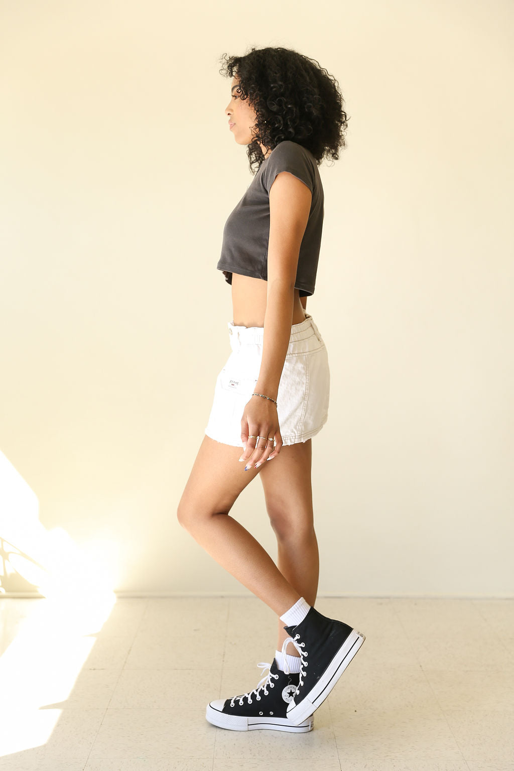 Cherry Graphic Baby Crop Tee