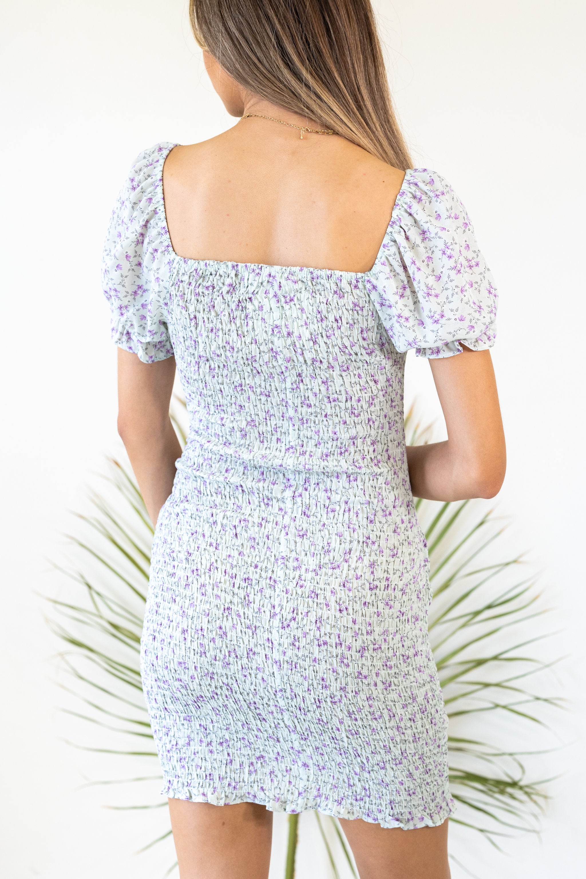 My Time Floral Short Sleeve Dress