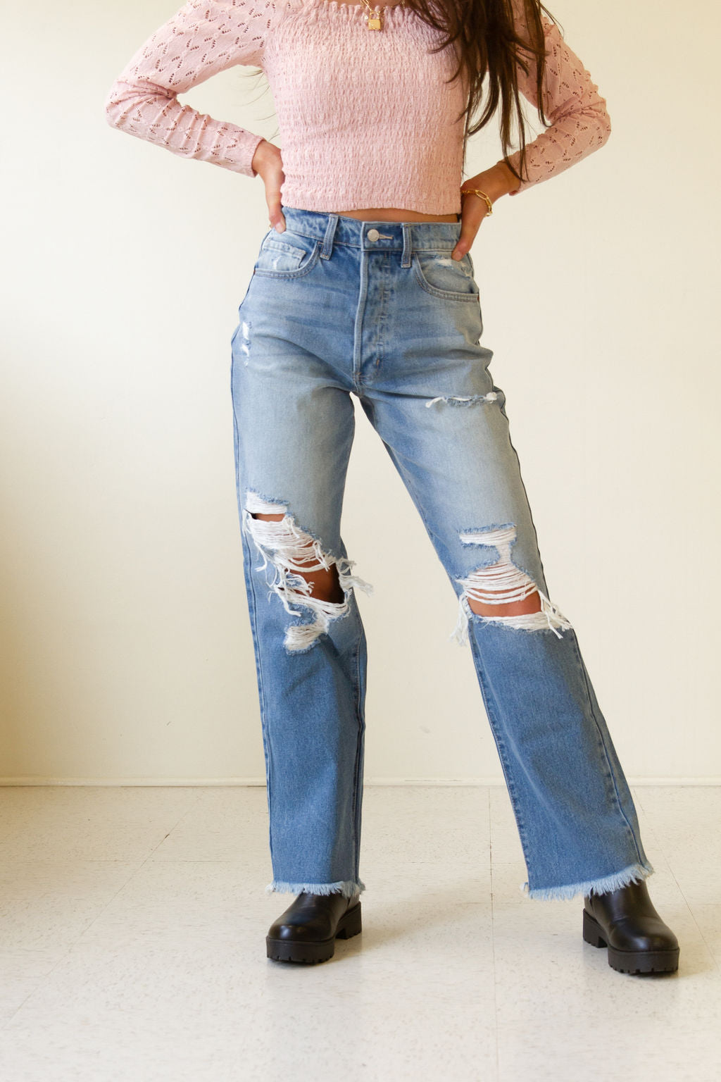 Beautiful Chaos High Rise Jeans