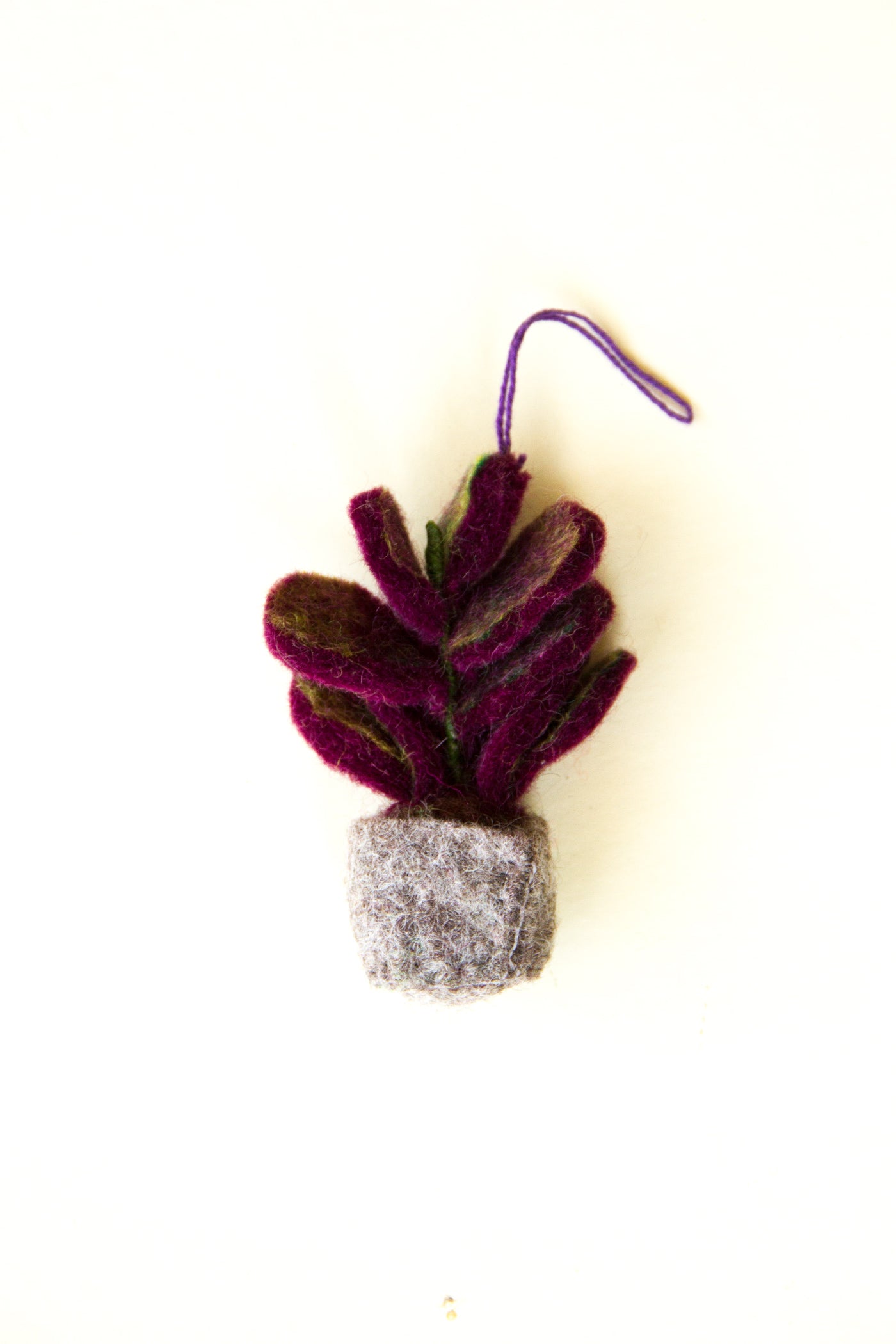 Felt Rubber Plant Ornament