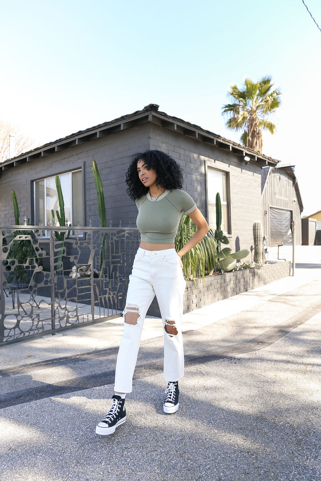 Super High Rise Dad Jeans by Mica Denim