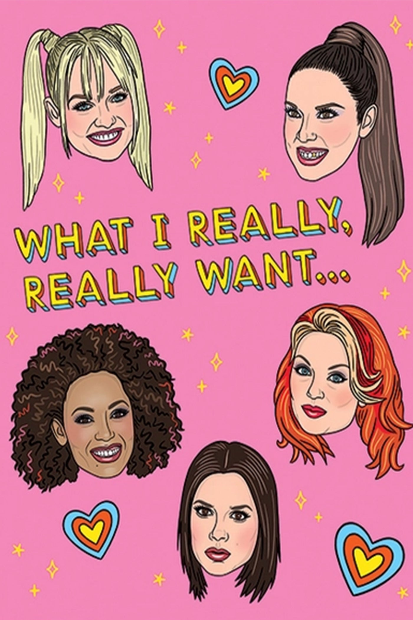 What I Really Really Want Birthday Card by The Found