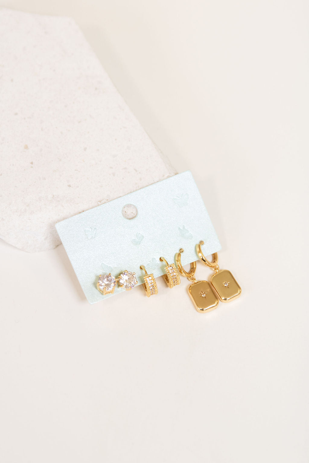 Three Piece Earring Set