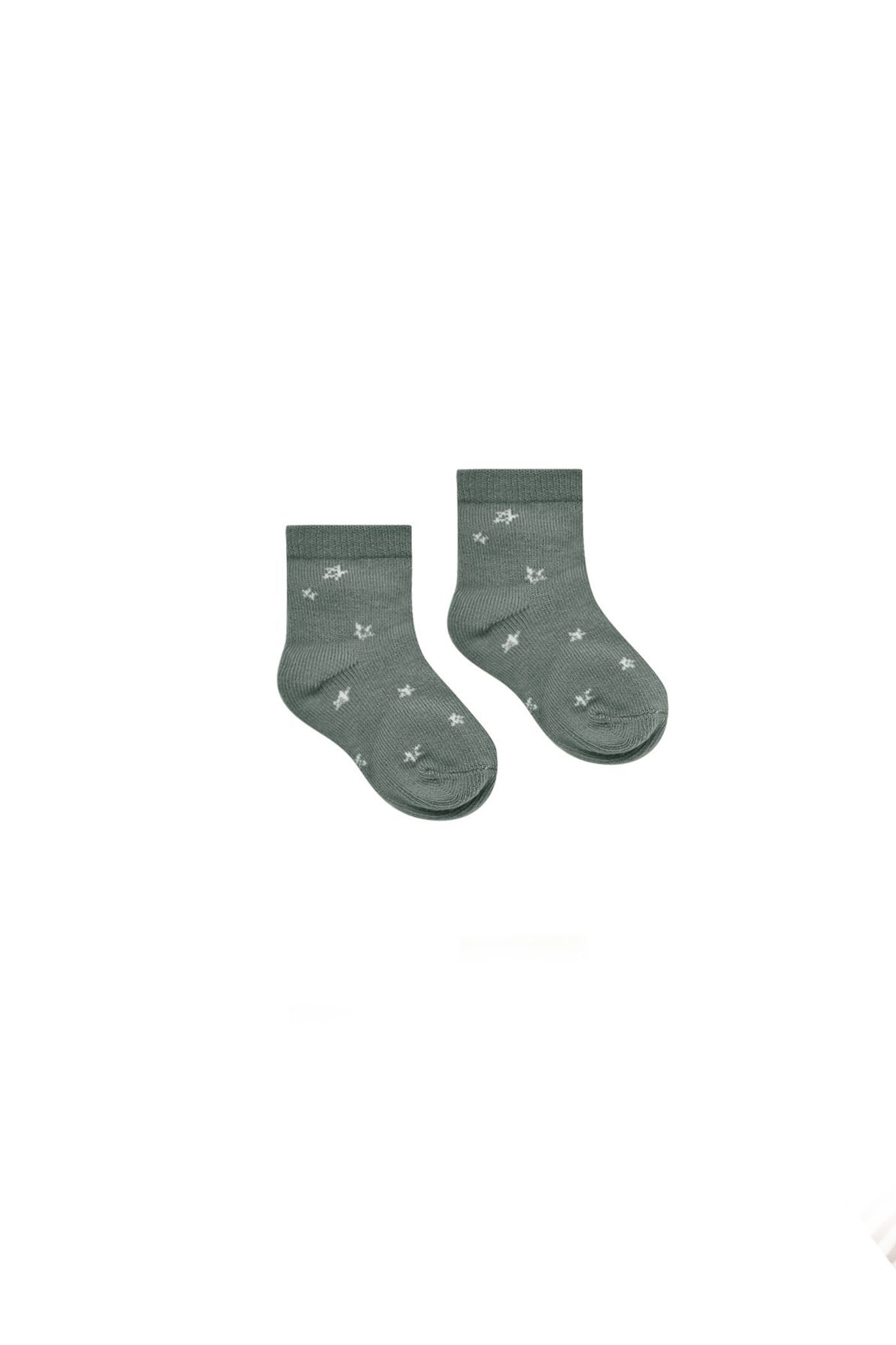 Printed Sock Set by Quincy Mae