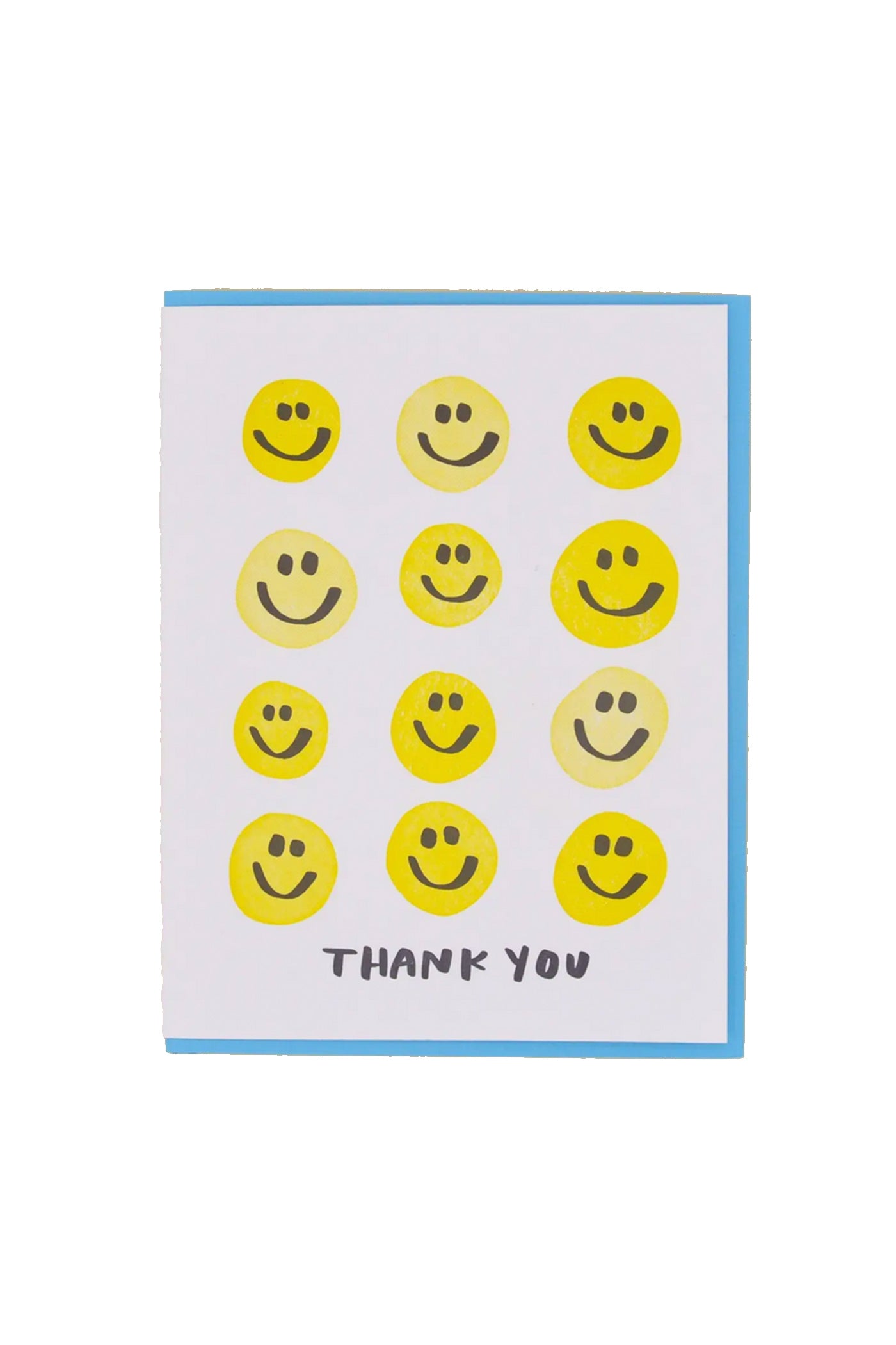 Smiley Face Thank You Card
