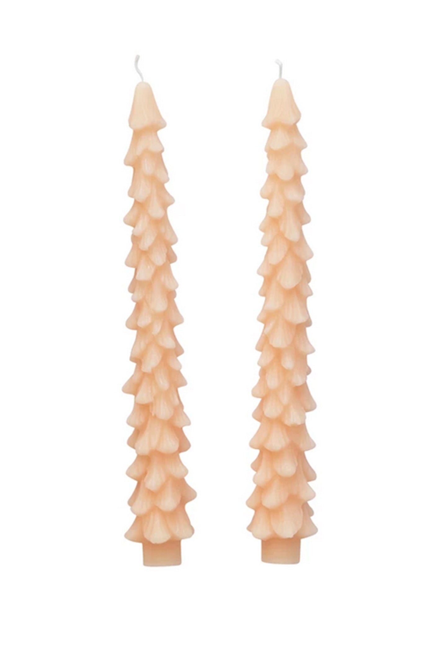 Unscented Tree Shaped Taper Candles