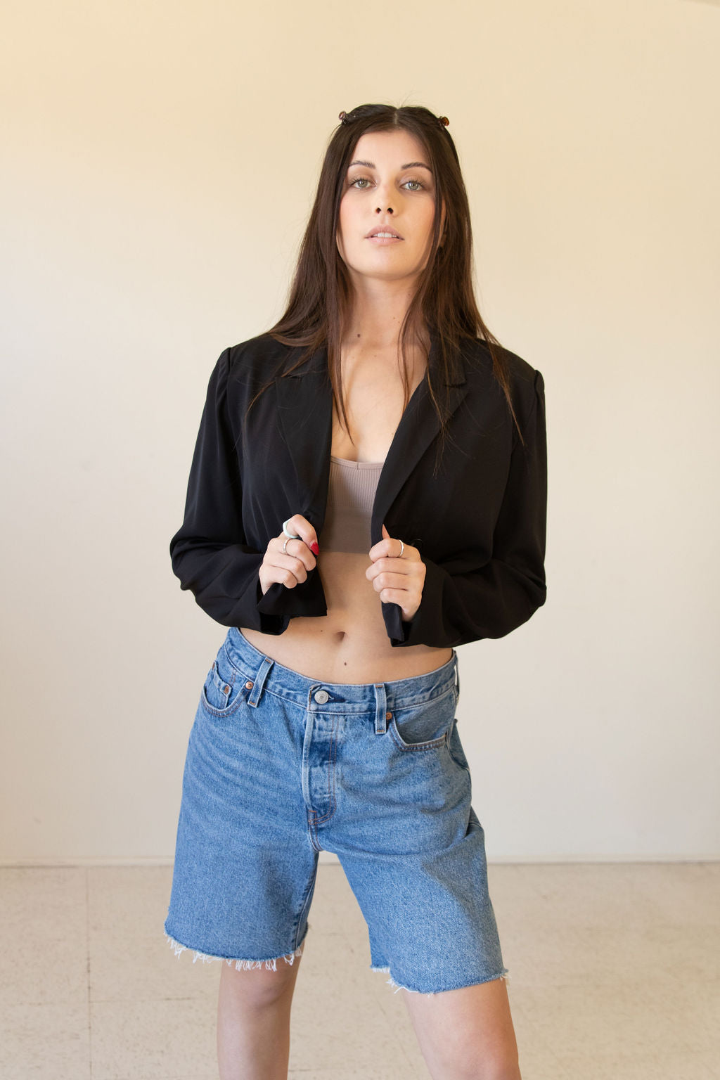 Head Right Cropped Blazer