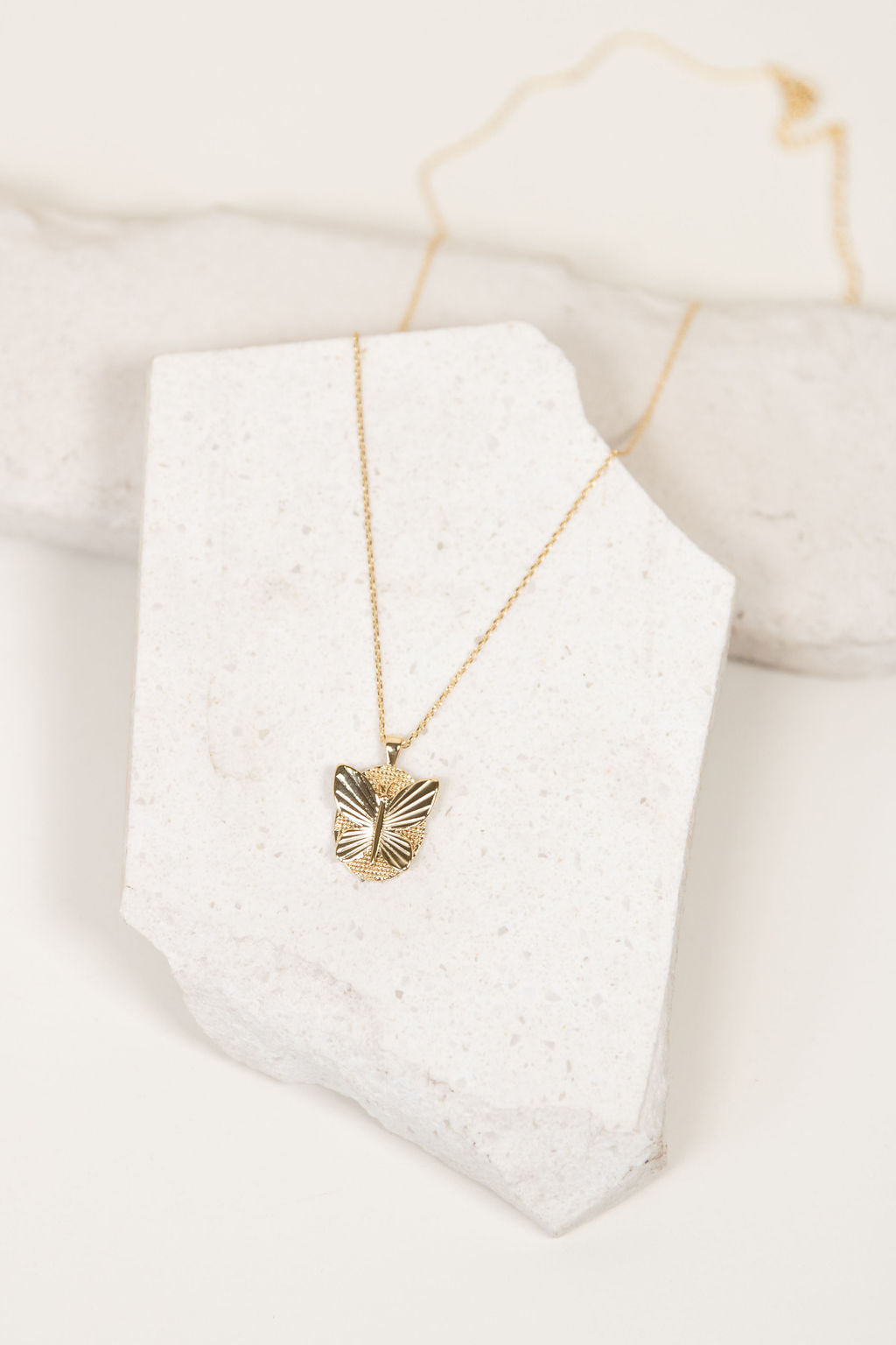 Butterfly Pendant Dainty Necklace