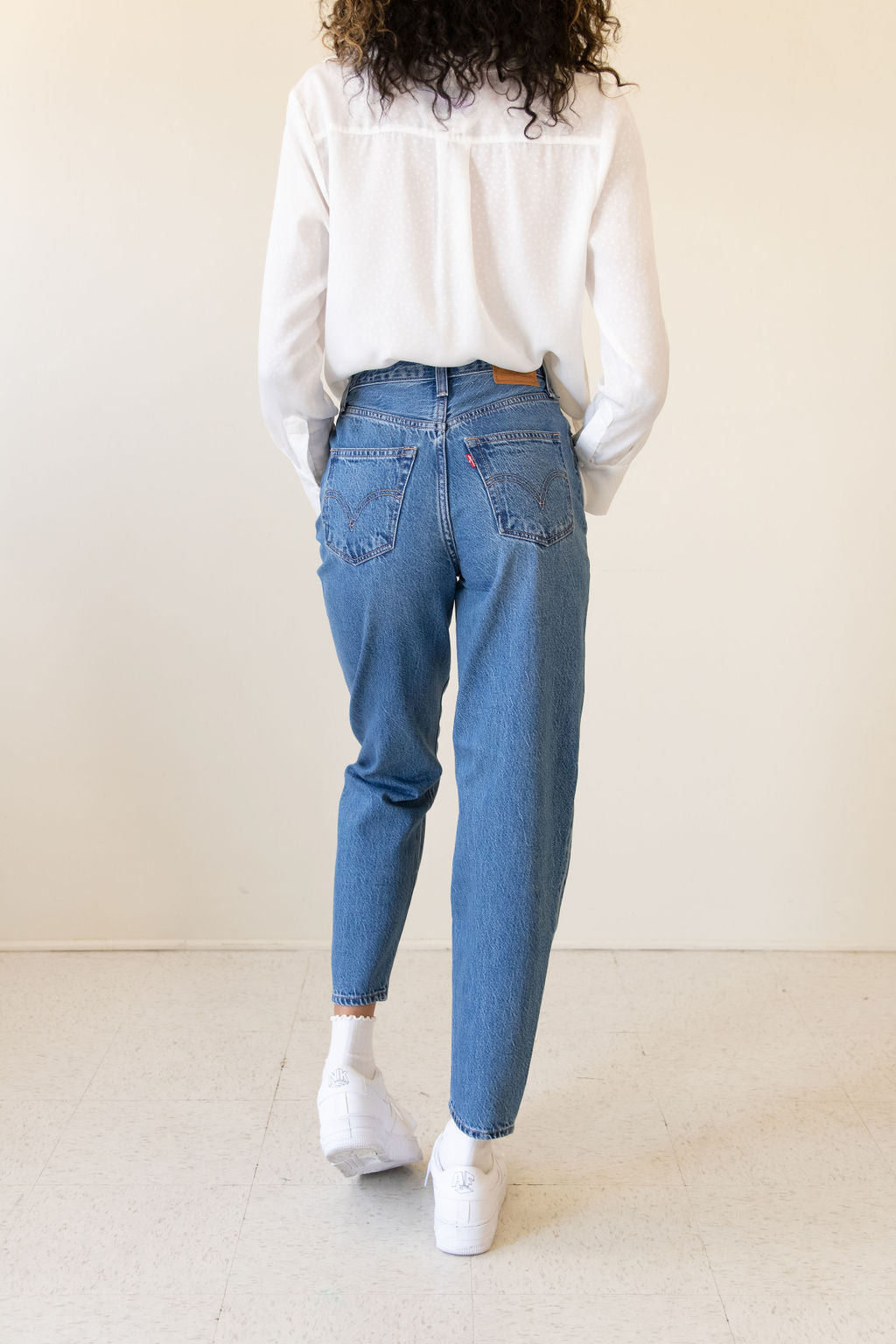 High Rise Loose Taper Jeans by Levi's