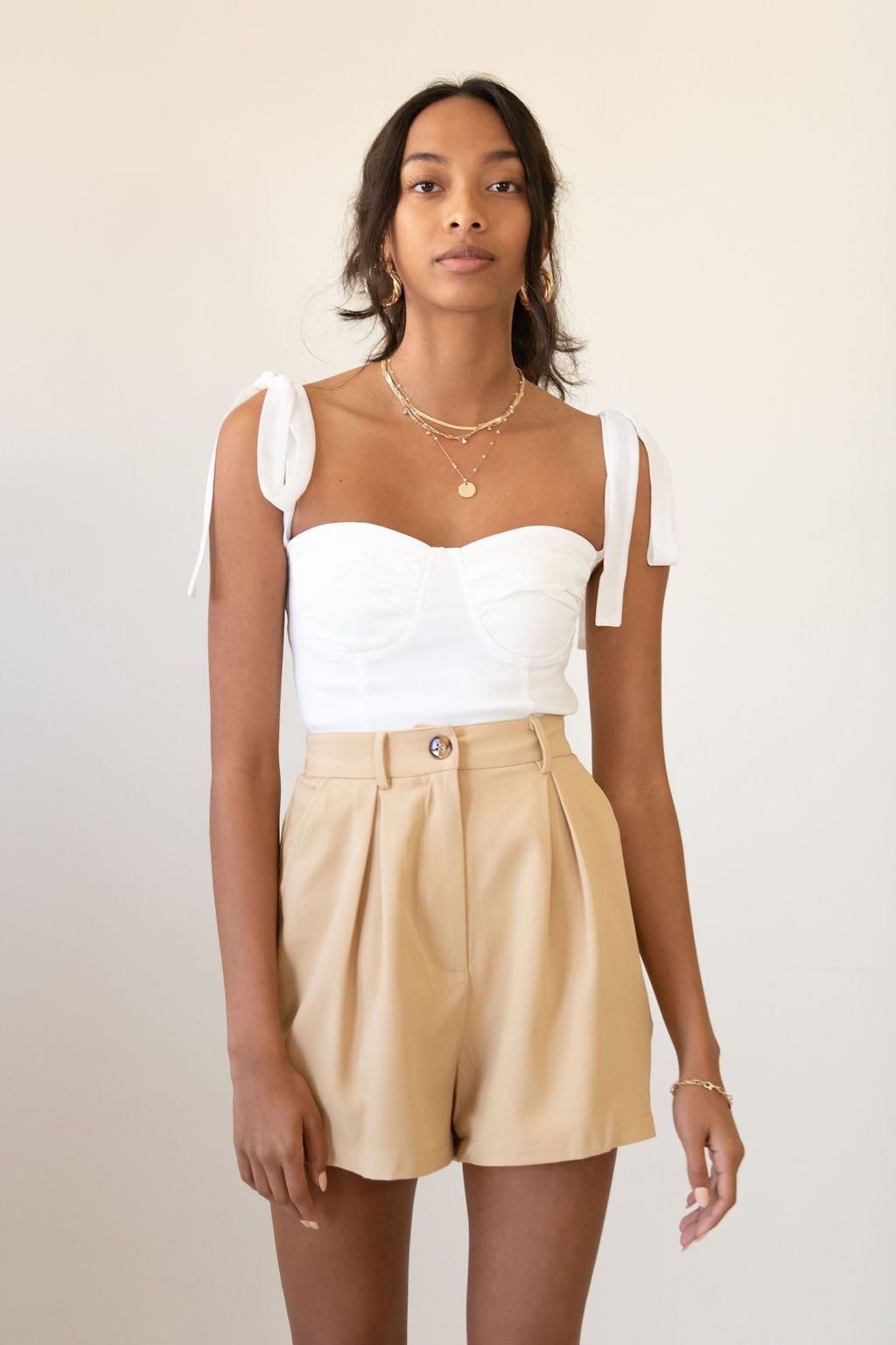 Dream Tonight Pleated Shorts