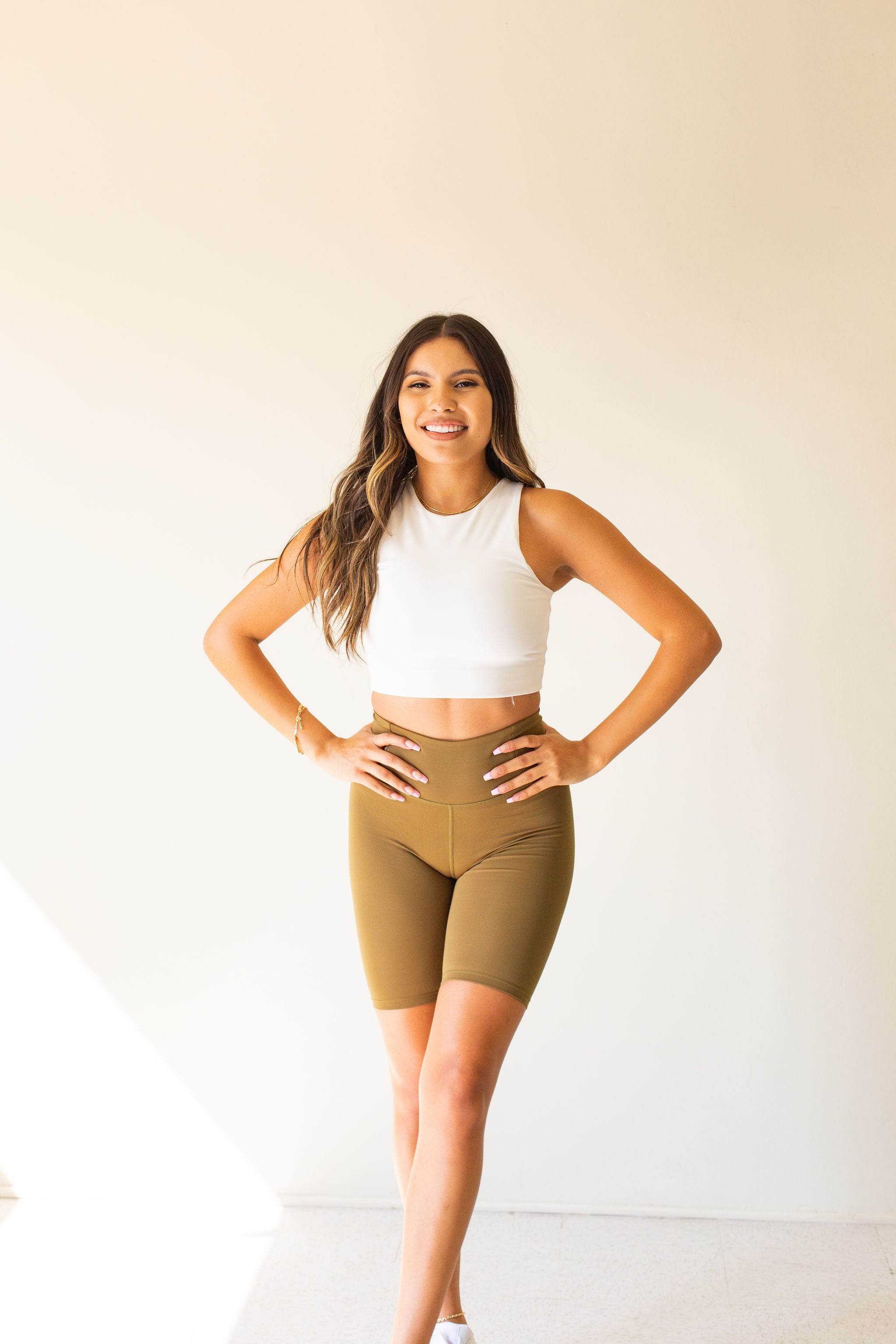 High-Rise Seamless Biker Shorts by Girlfriend Collective