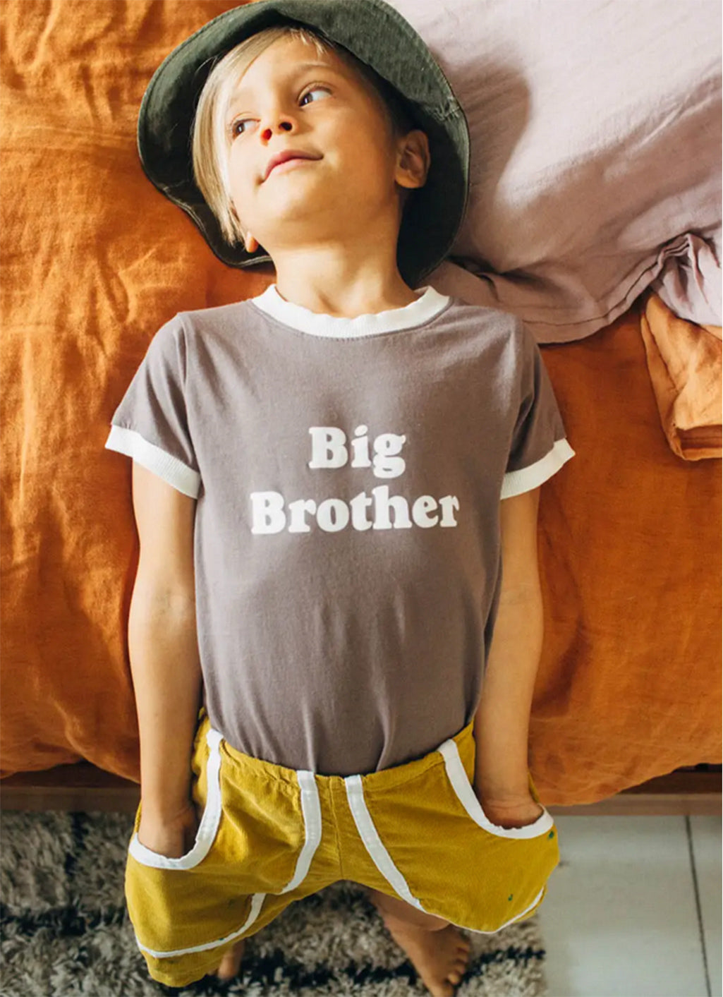 Big Brother Kids Ringer Tee by The Bee & The Fox