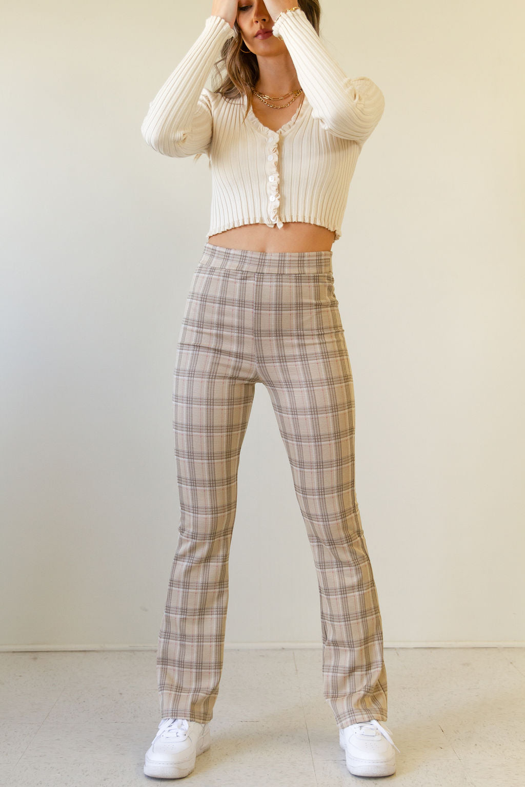 Secret Moments Plaid Pants