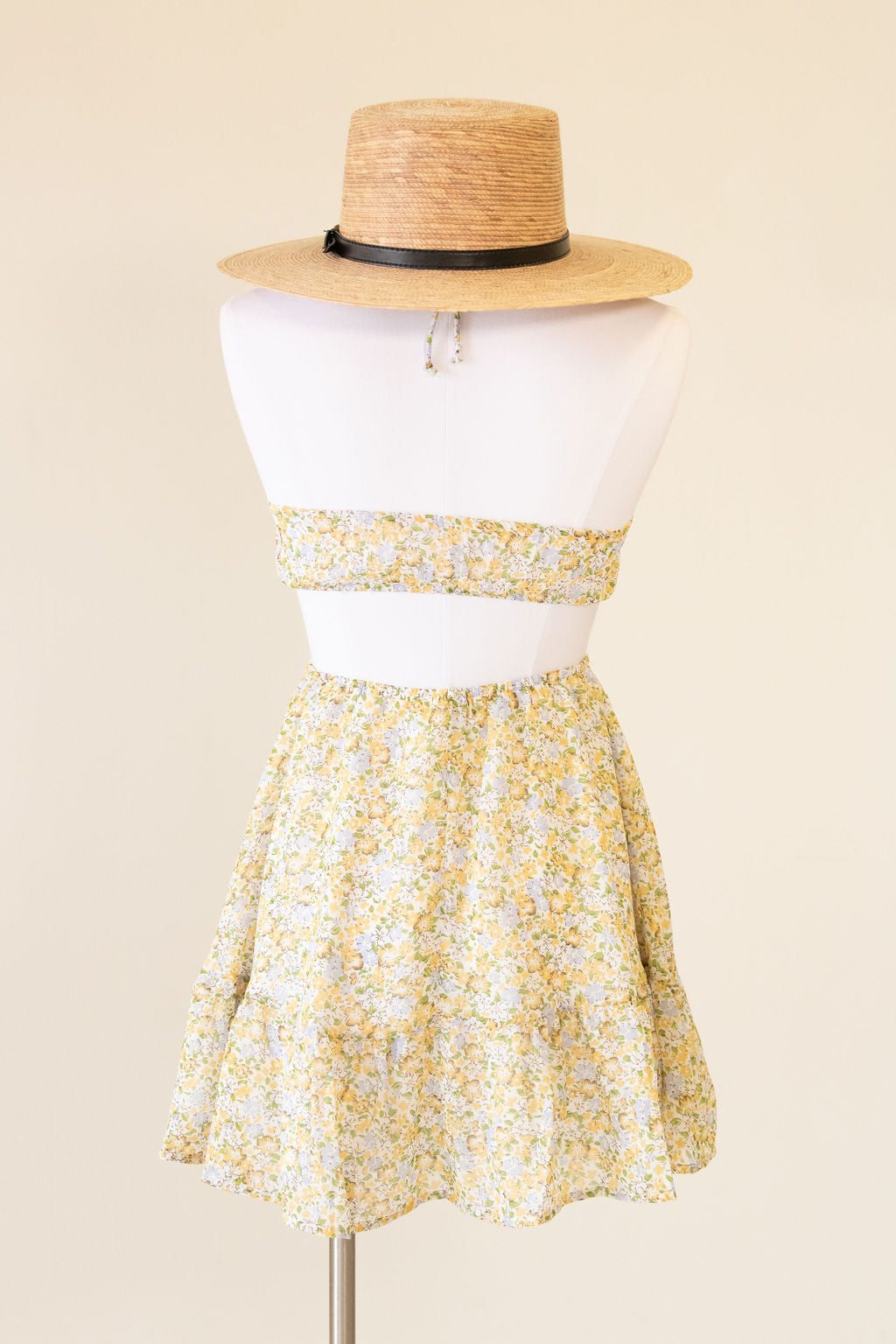 Make Time Floral Halter Dress