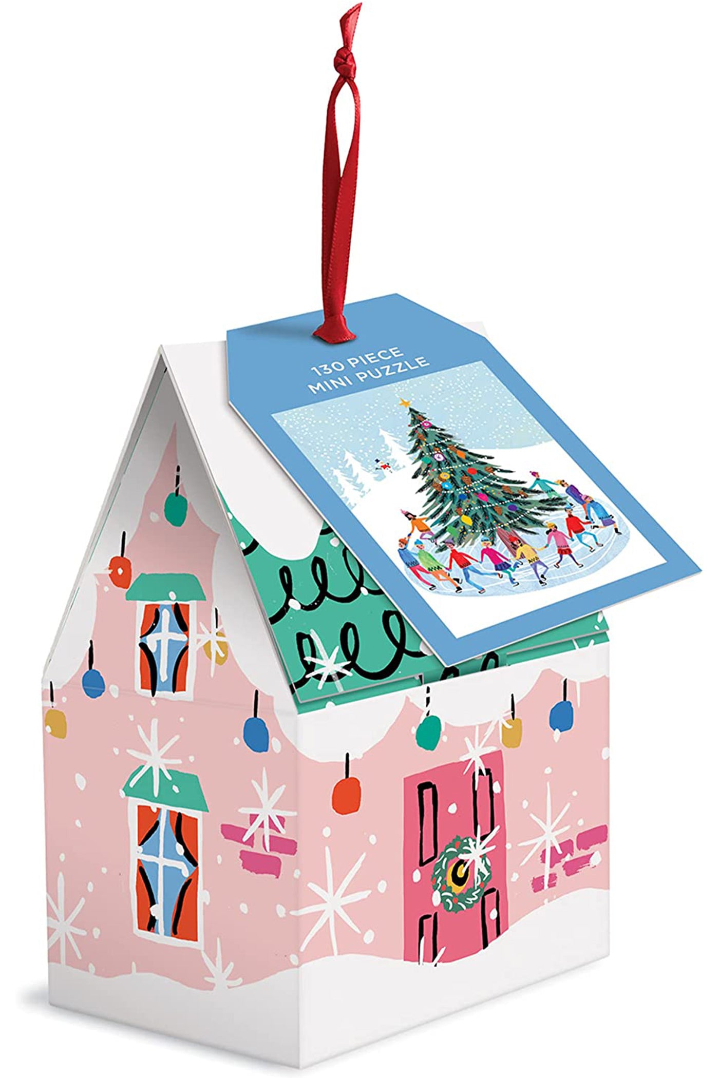 Tree Skaters 130-Piece Puzzle Ornament