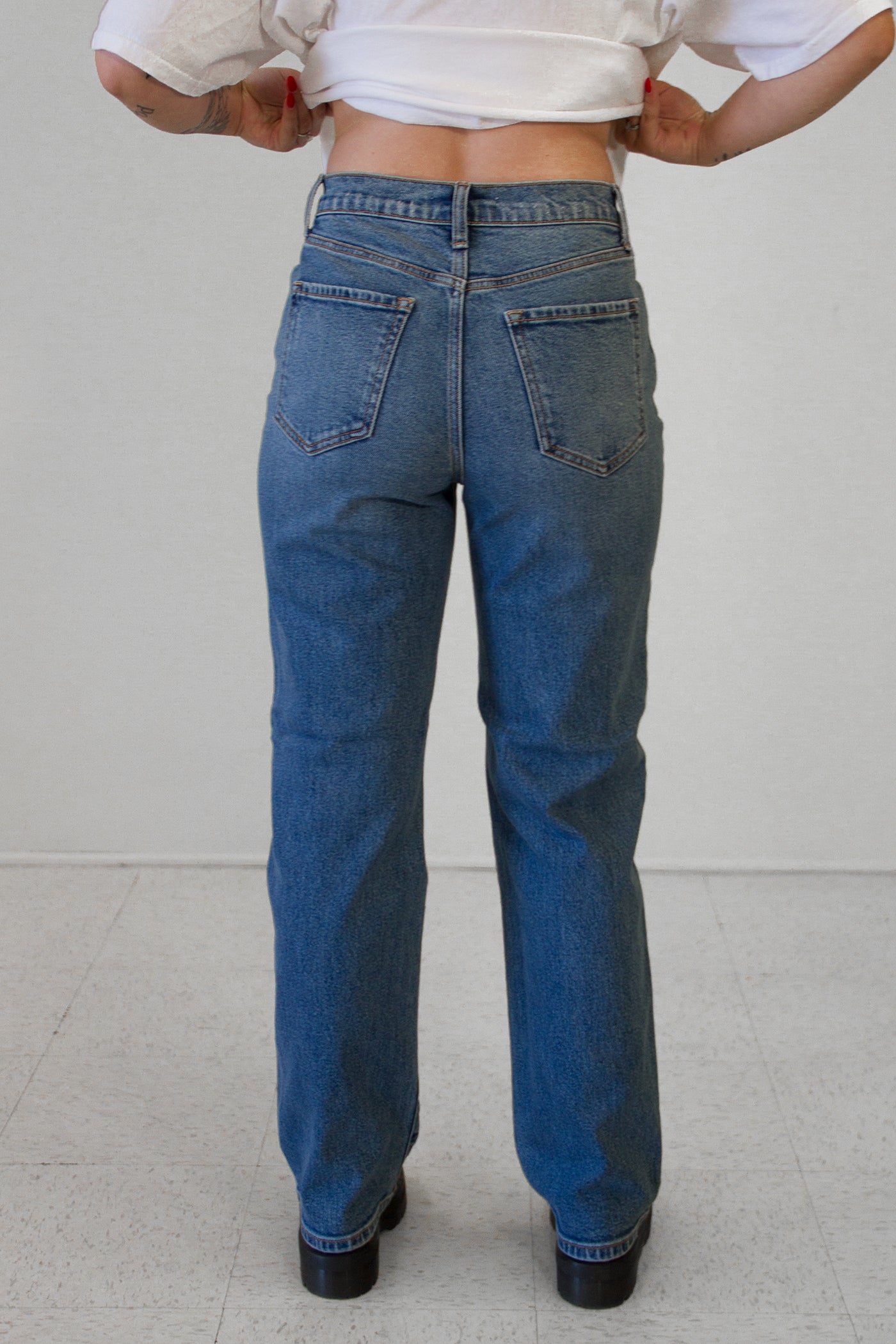 The Hazel High Rise Dad Jeans by Nectar Premium Denim