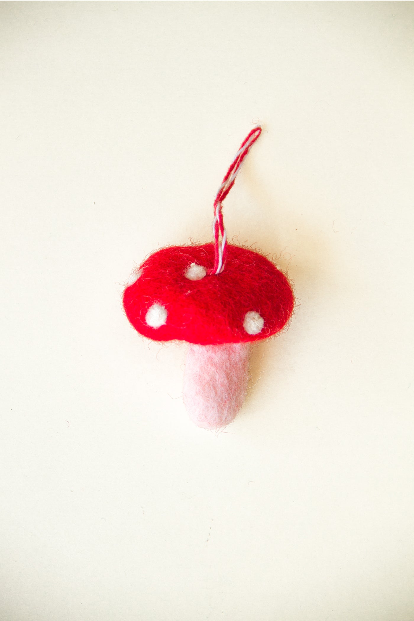 Felt Mushroom Ornament