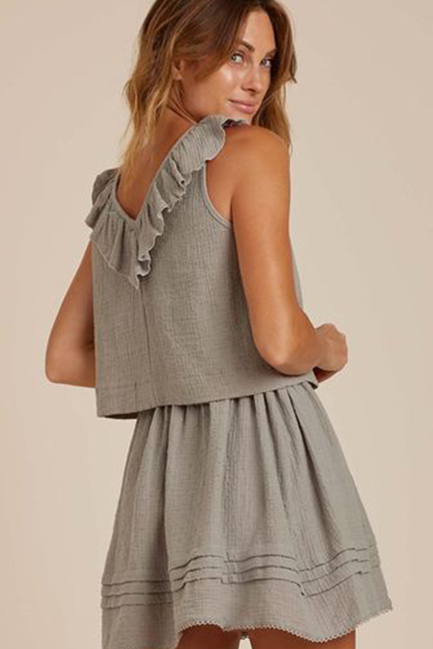 Mae Women's Mini Skirt by Rylee & Cru