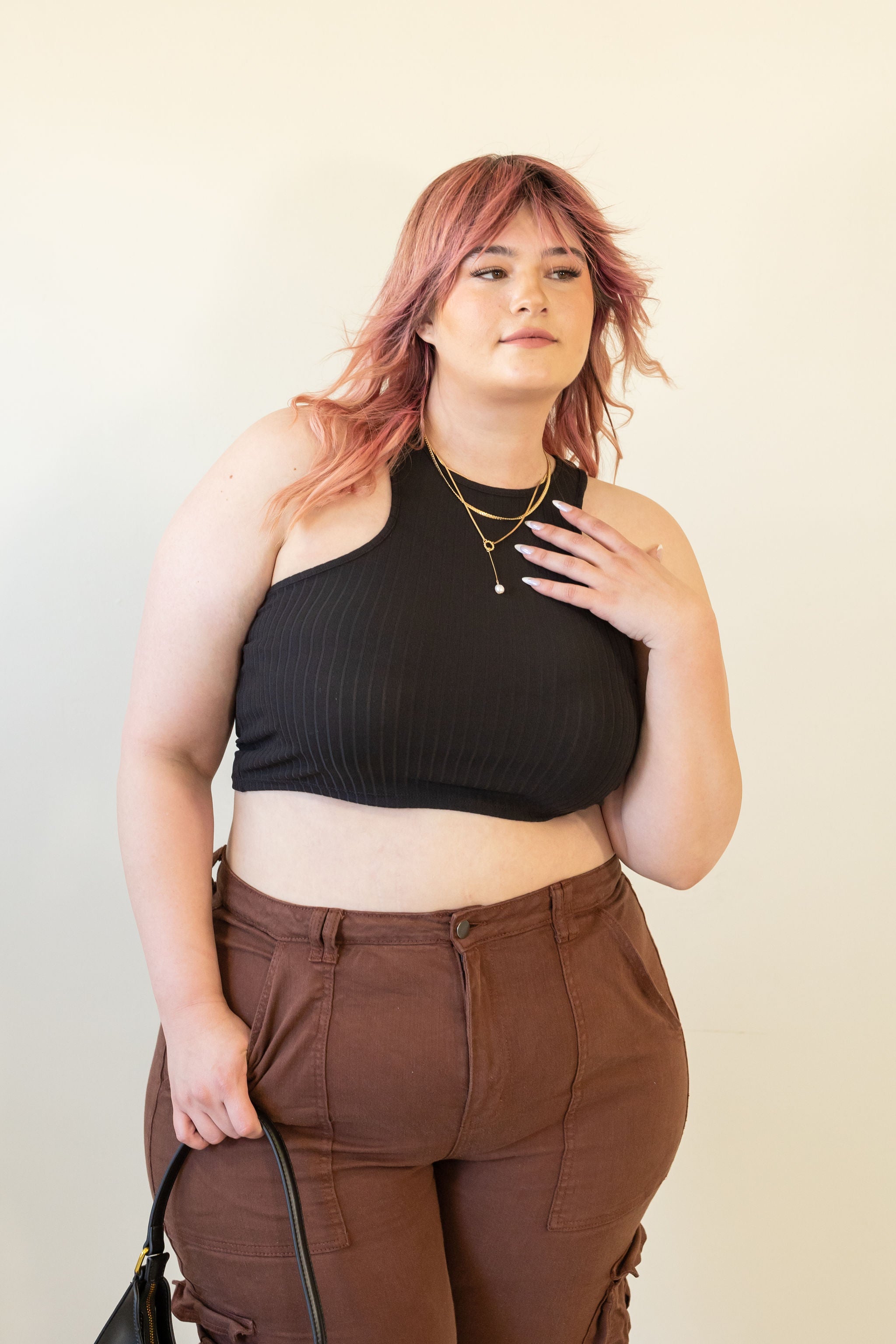 Save Me Sleeveless Crop Top by Nectar Curve