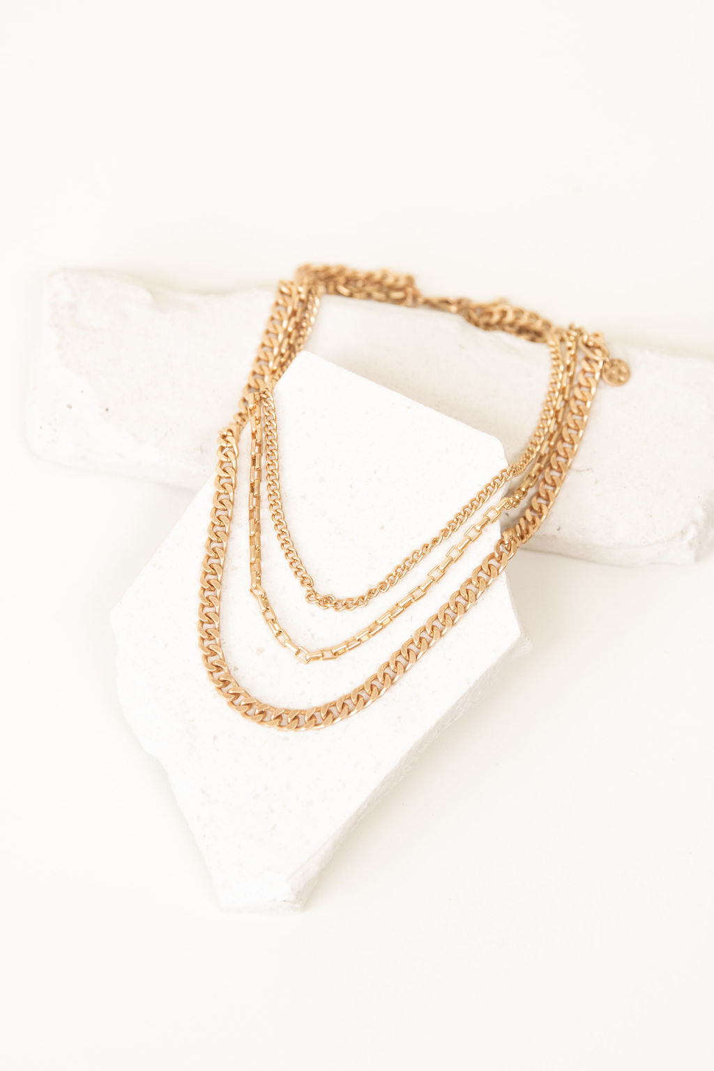 Triple Layer Chain Necklace