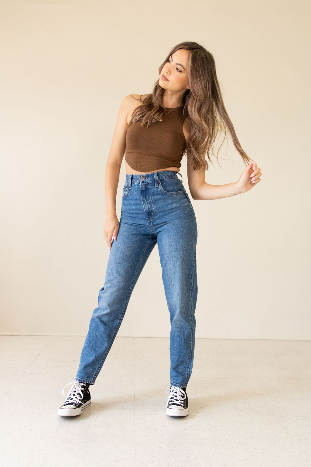 High Rise Loose Taper Jeans by Levi's