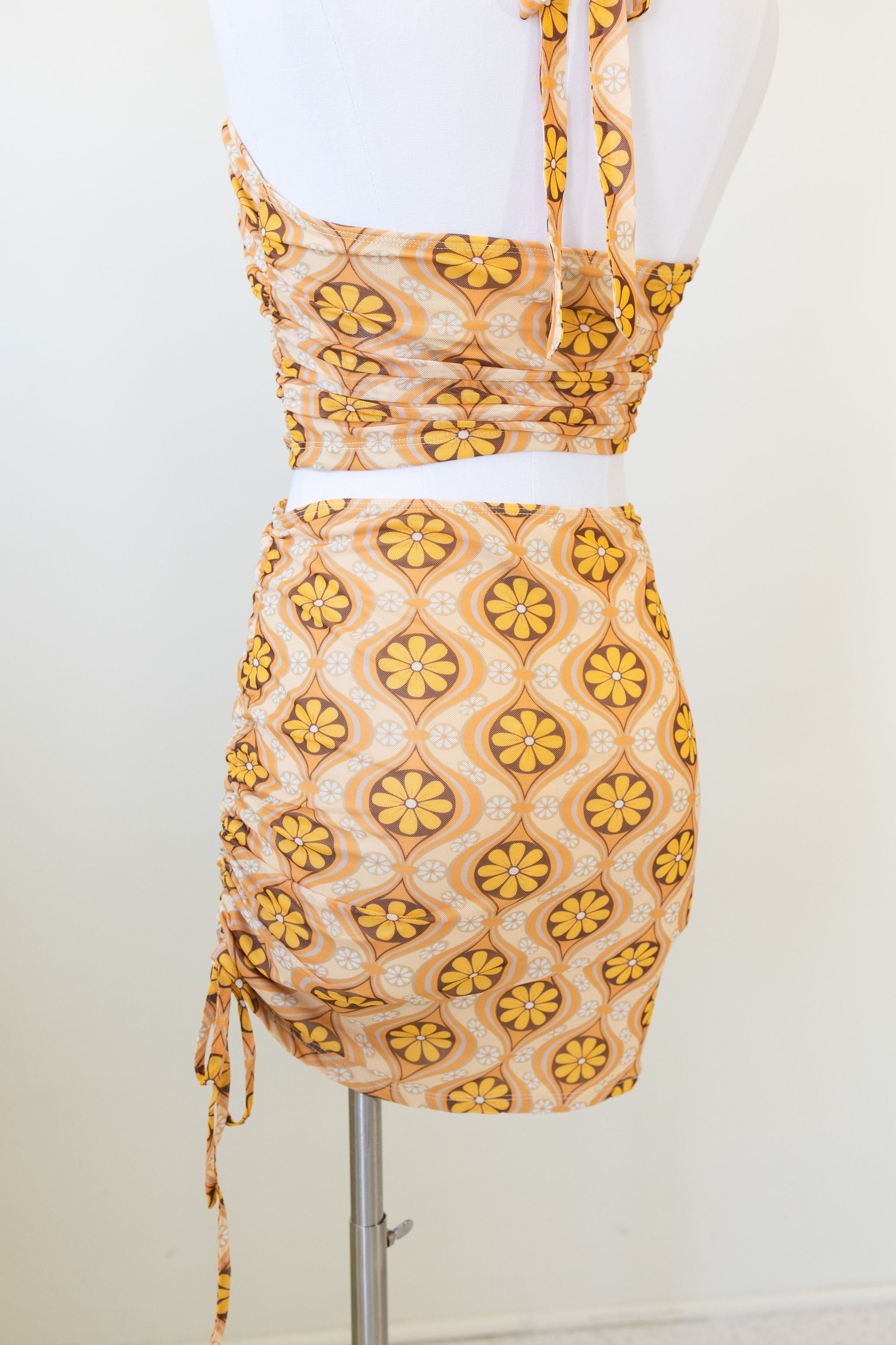 One Life Floral Mini Skirt