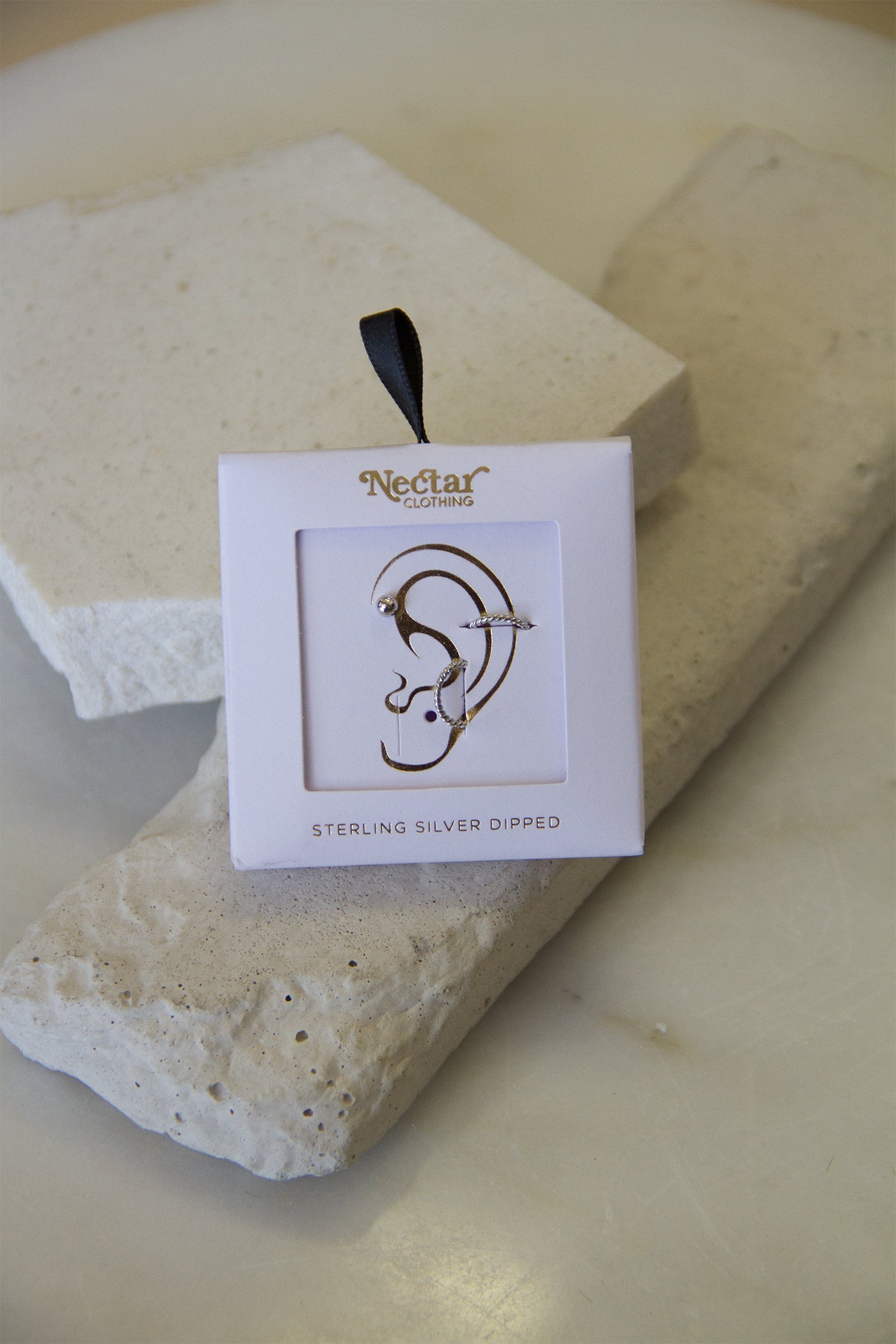 Three Piece Cuff Earring Set
