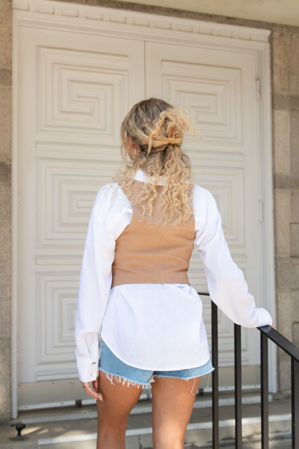 Impress Me Button Down Vest