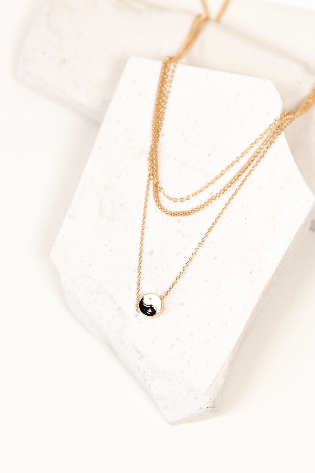 Yin & Yang Layered Necklace