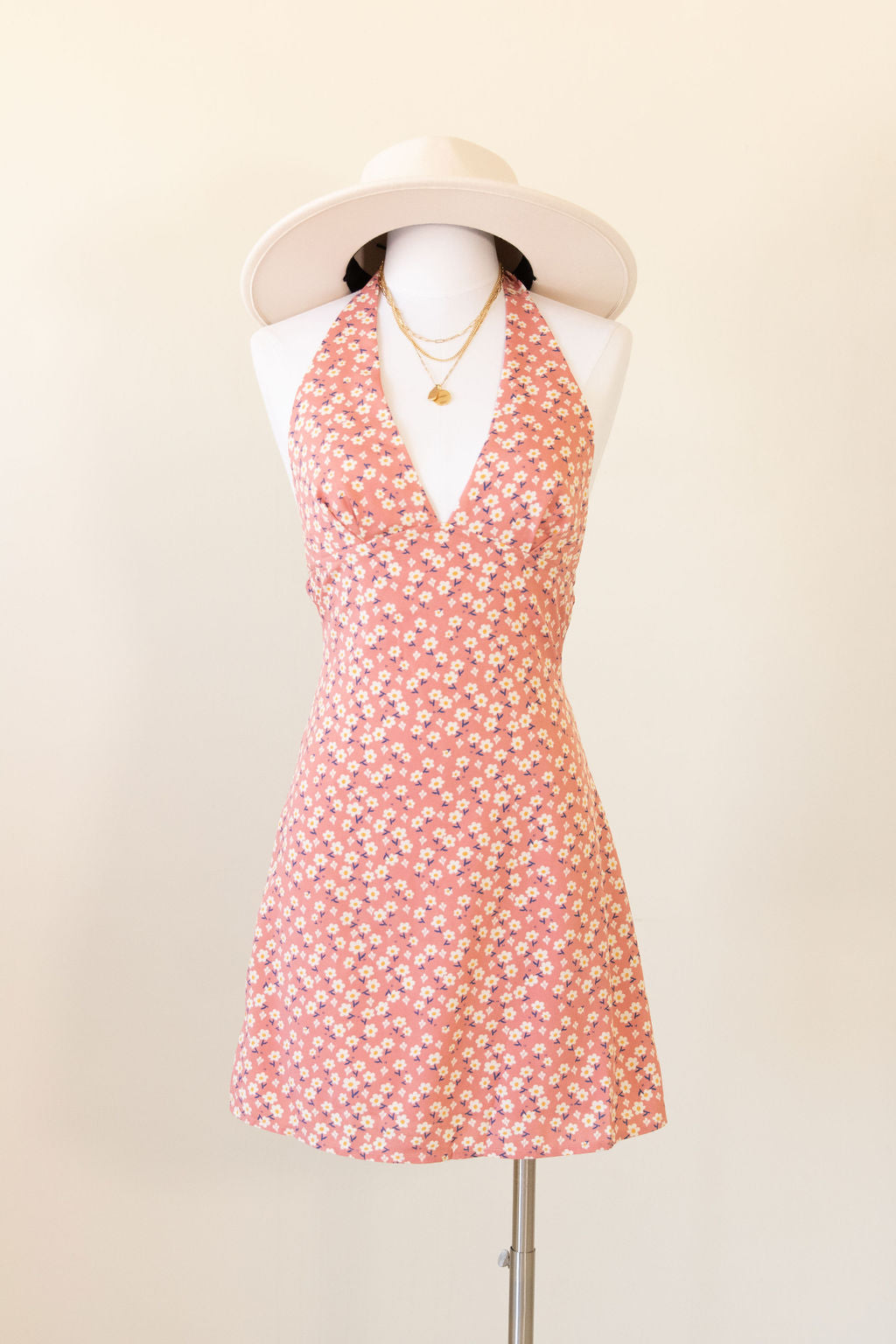 Remember Me Floral Halter Dress