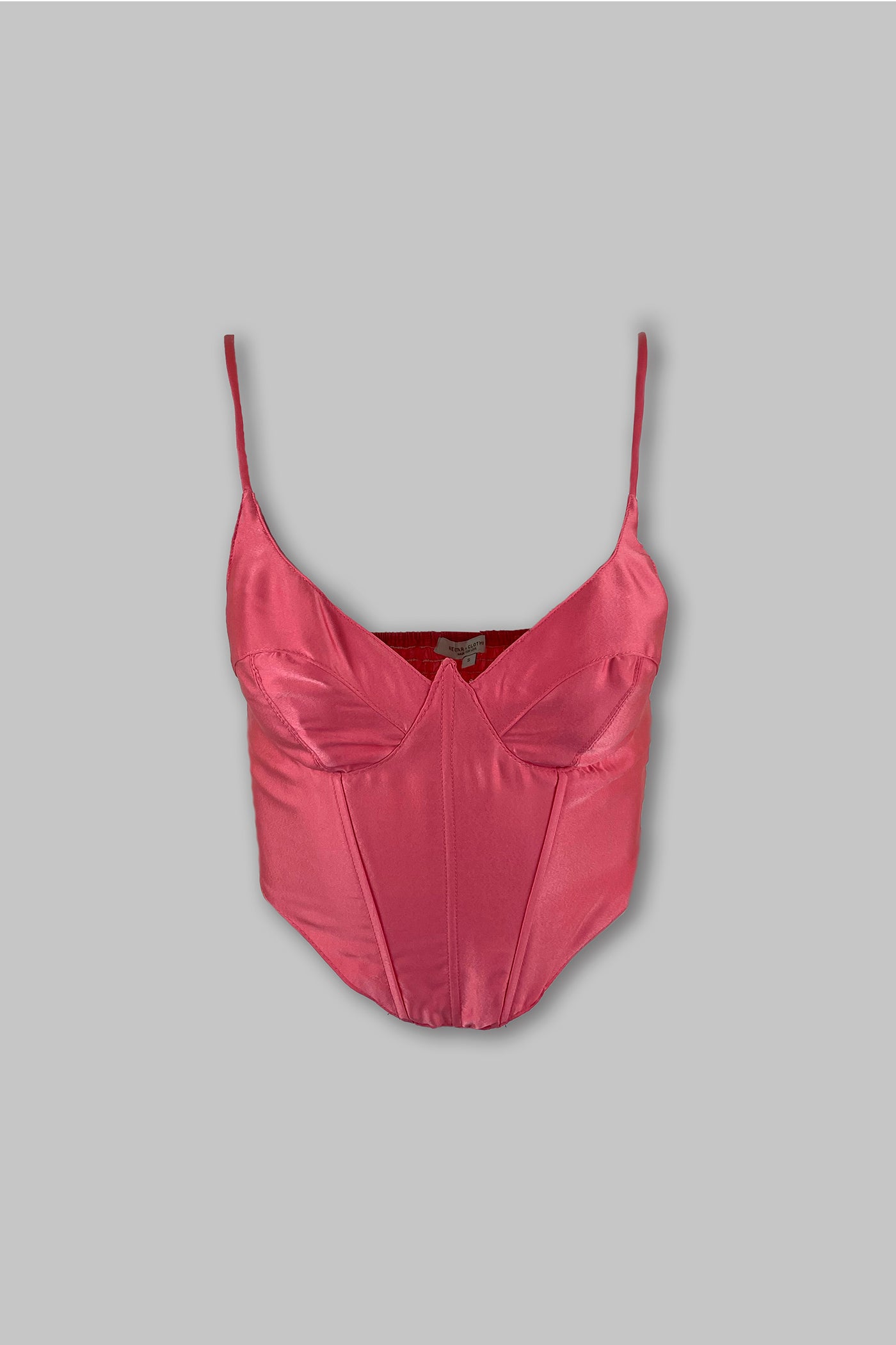 Just Rumors Satin Corset Cami Top