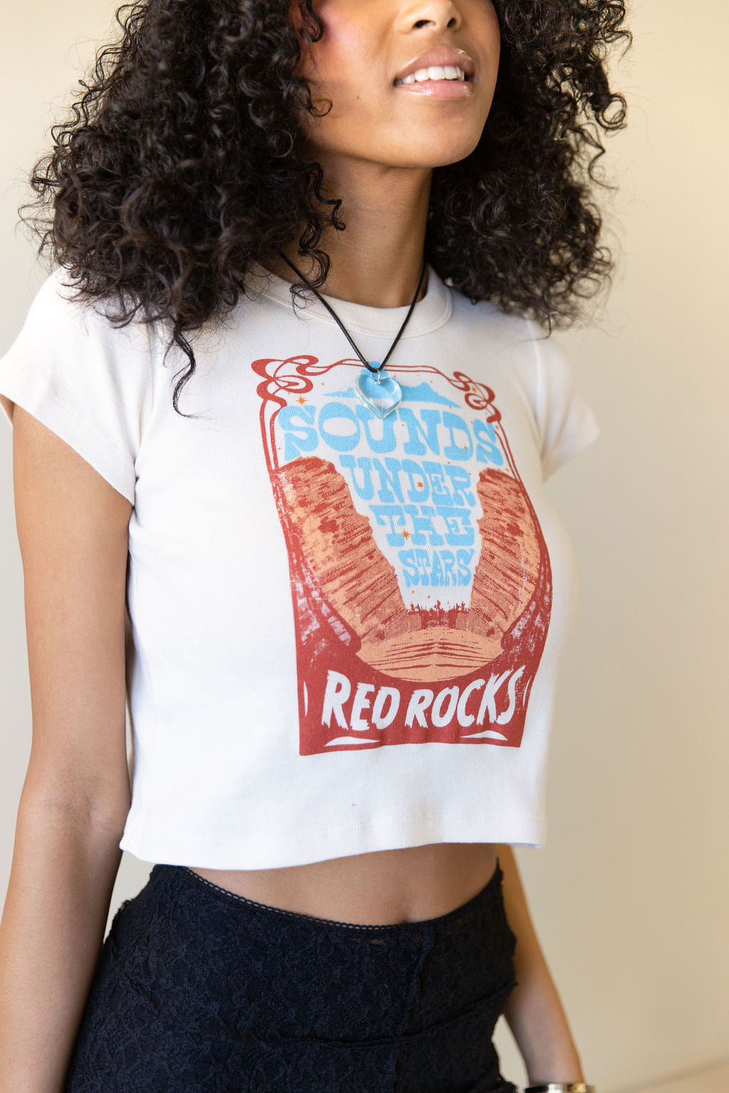 Red Rocks Graphic Baby Tee