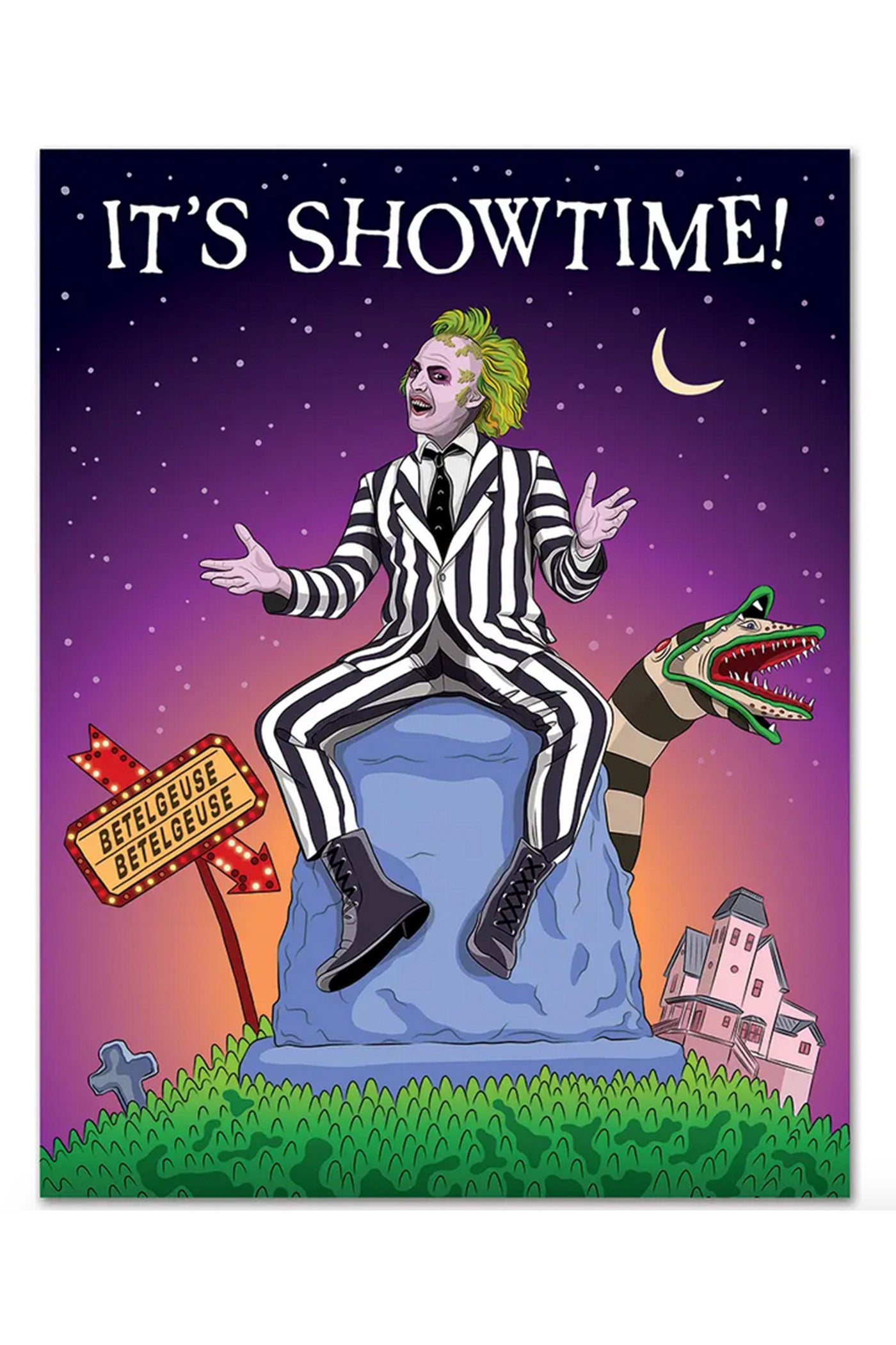 It's Showtime Birthday Card by The Found