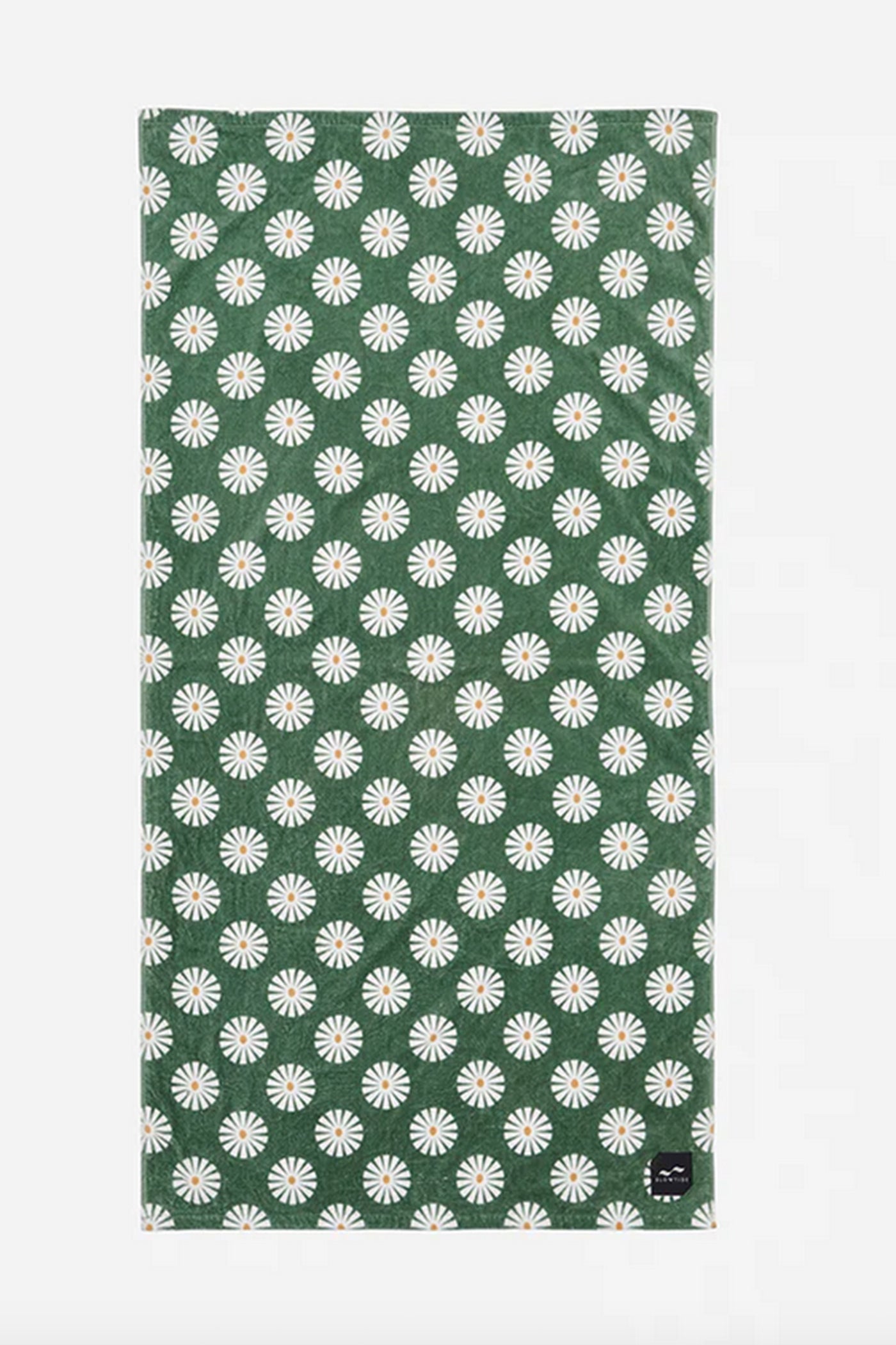 Sun Dazed Green Beach Towel
