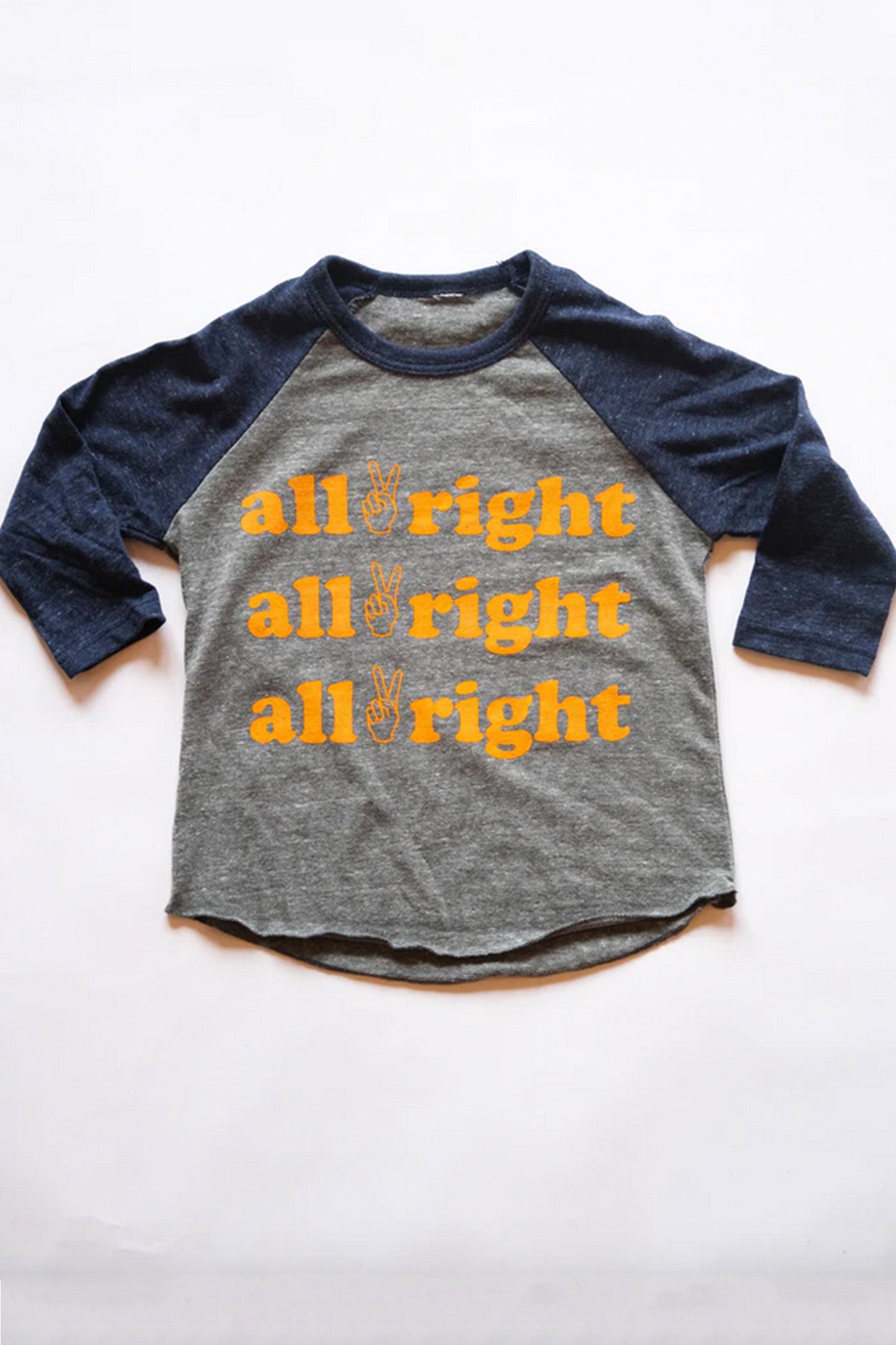 All Right Kids Graphic Raglan Tee by Ambitious Kids