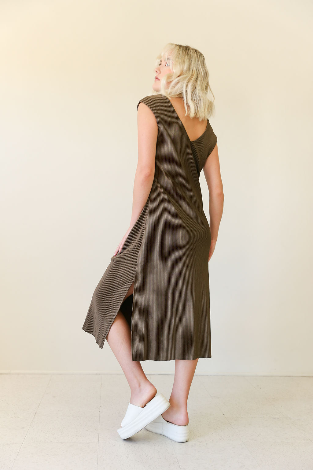 The Bittersweet Sleeveless Midi Dress by For Good
