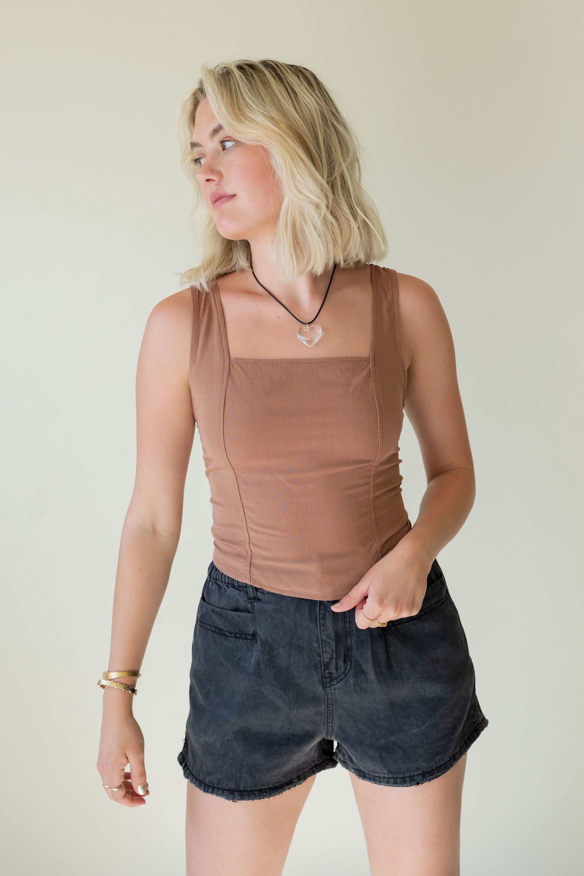 Get Here Sleeveless Top by For Good