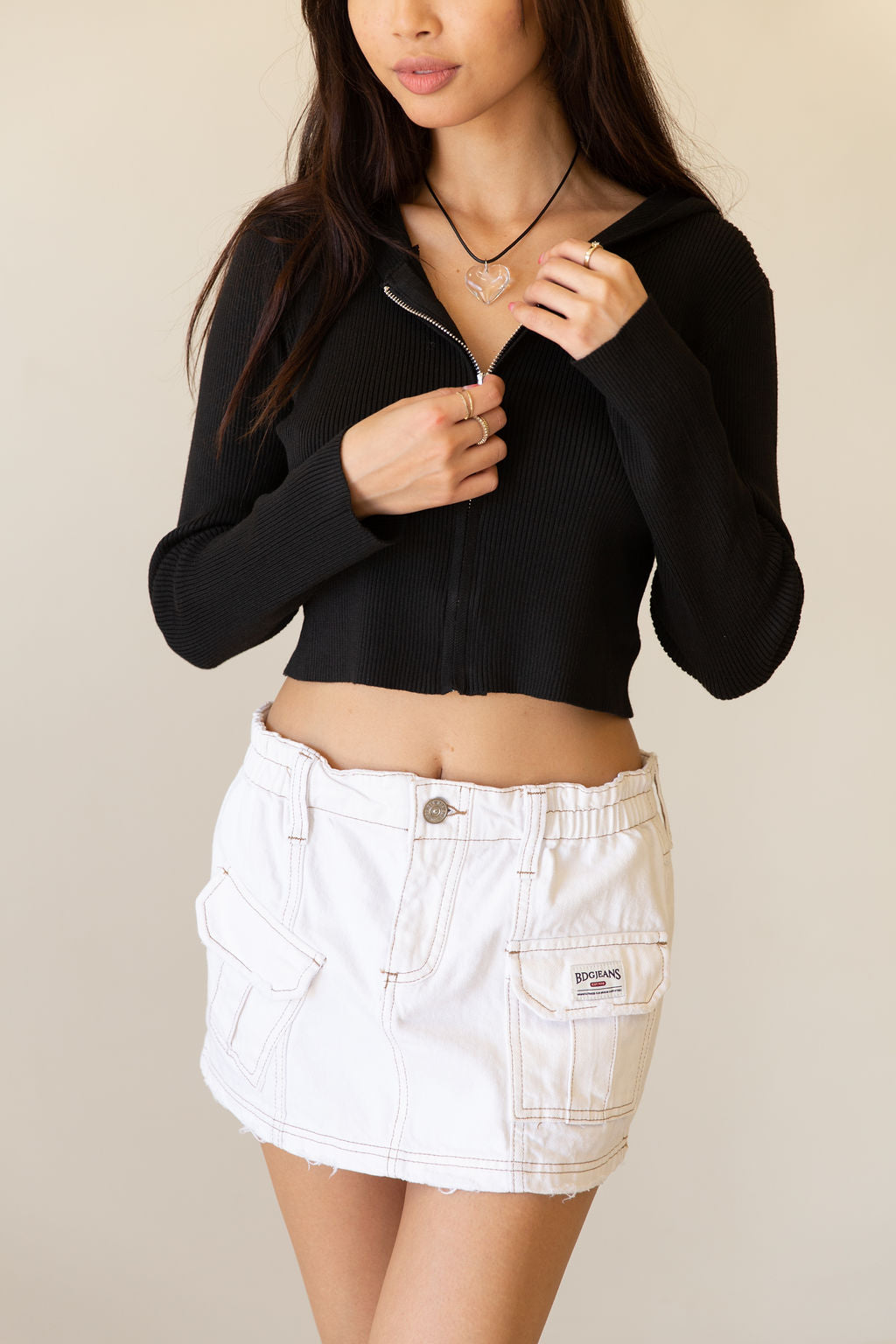 Without This Hooded Crop Sweater