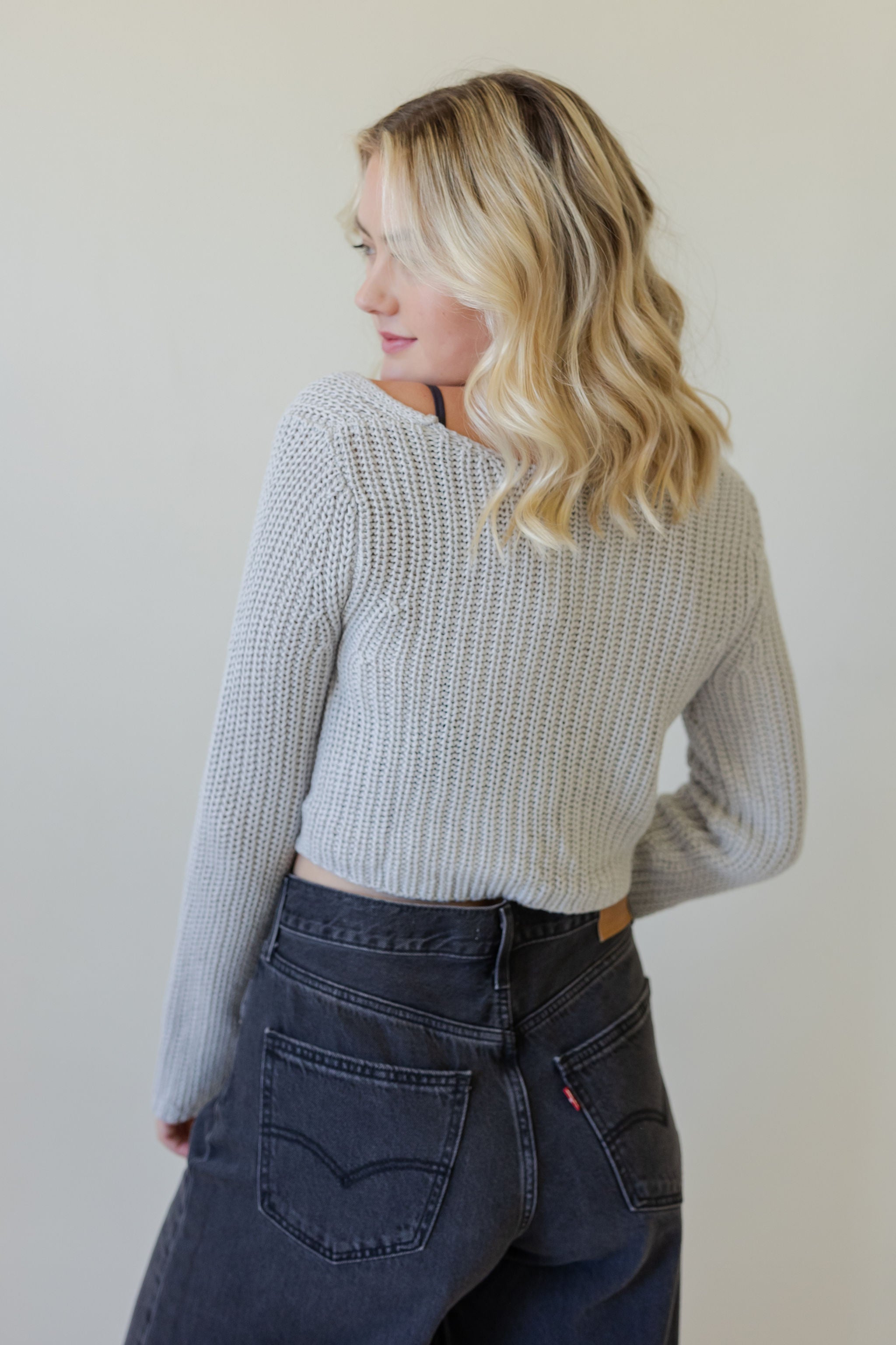 Just Relax Split Front Sweater