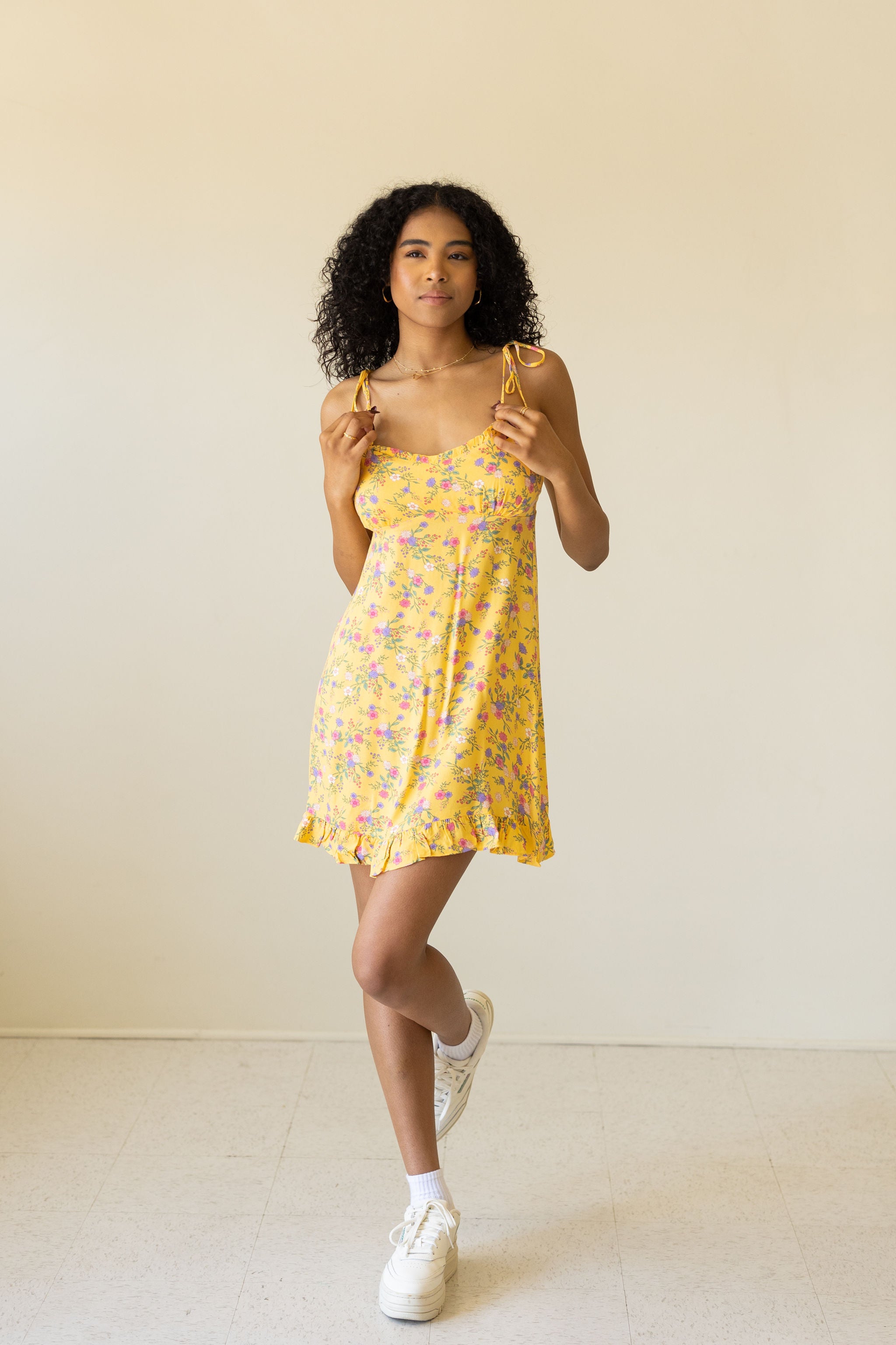 Getting Closer Floral Cami Dress by For Good