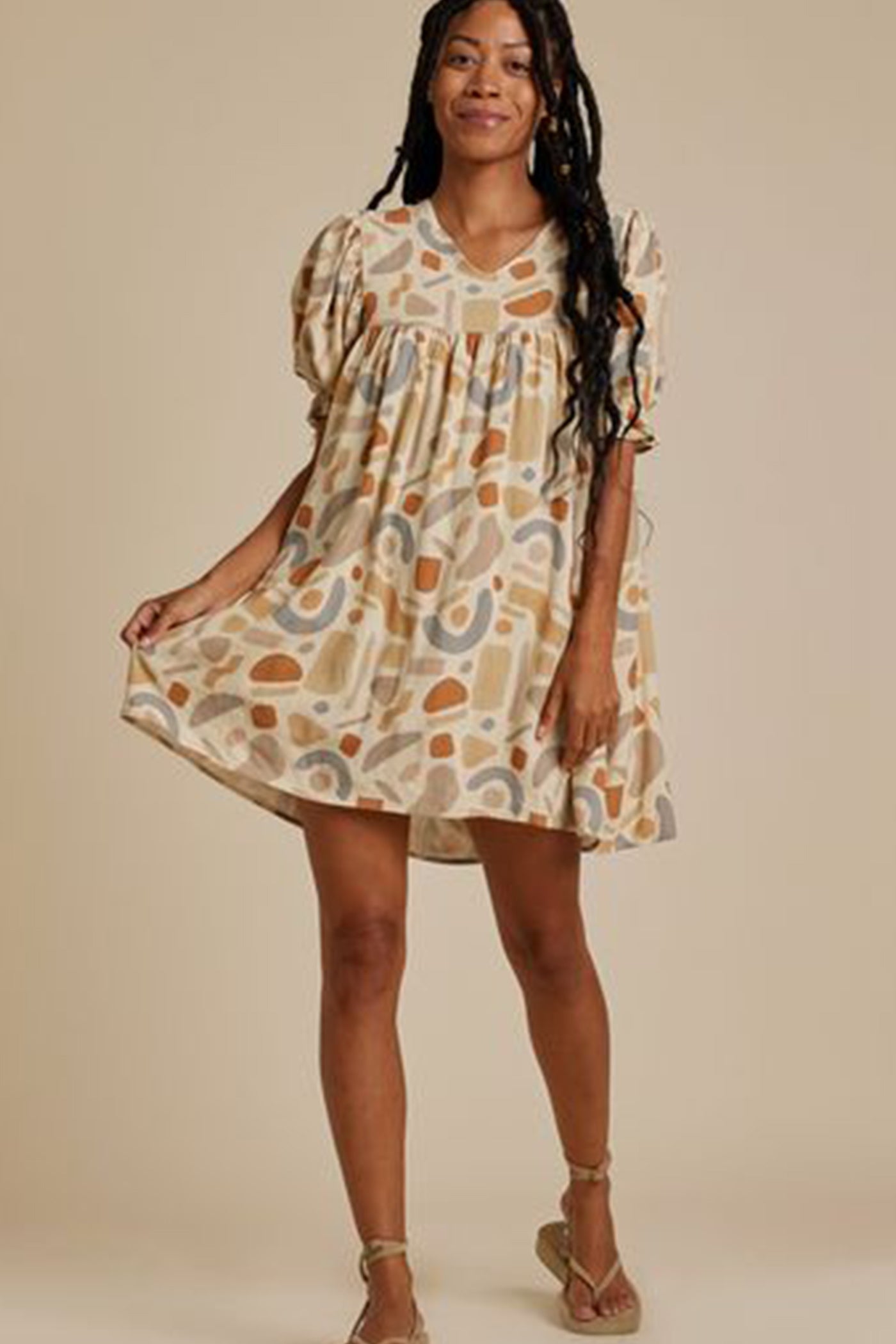 Jolene Printed Dress by Rylee &amp; Cru