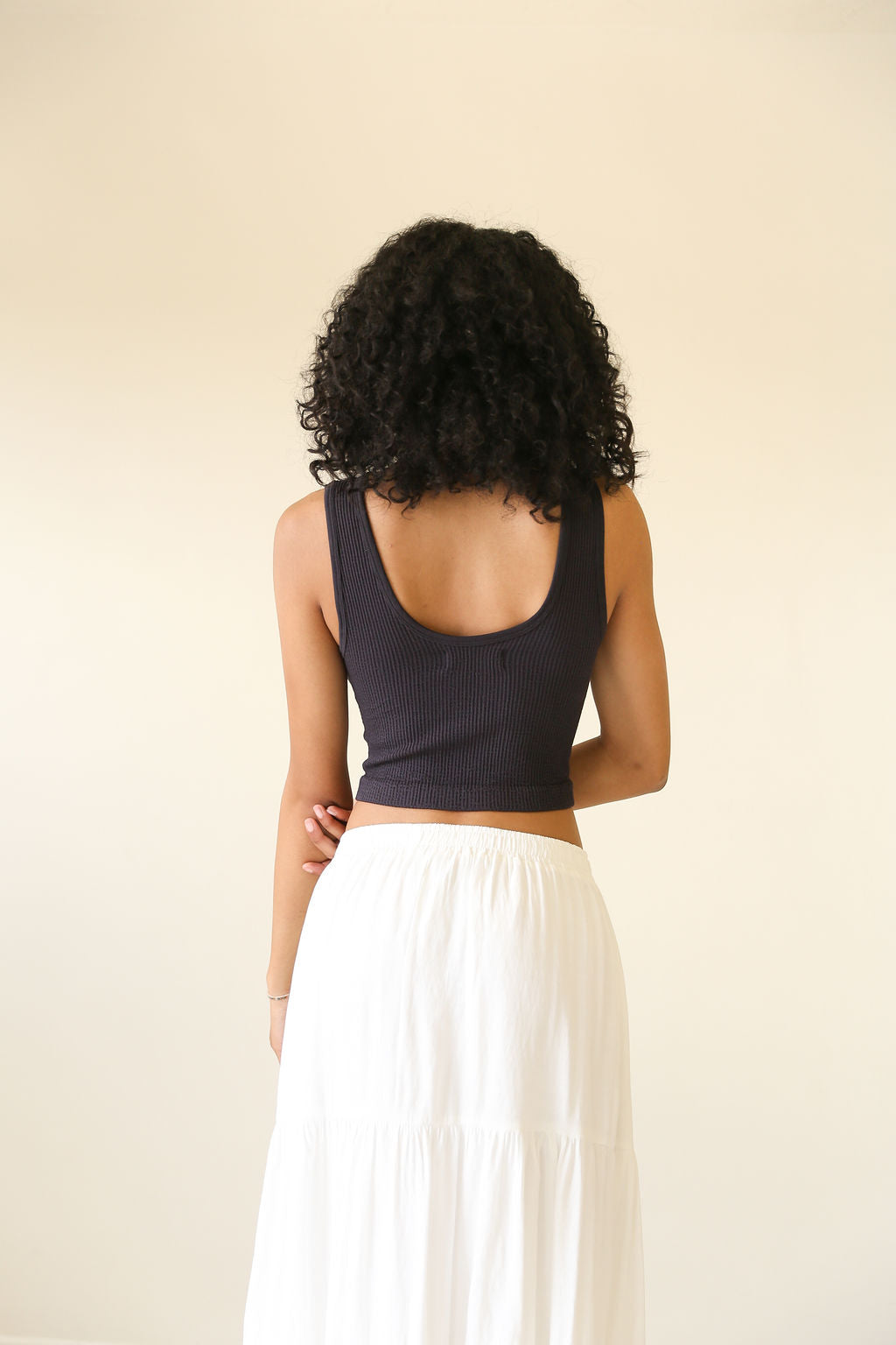Great Day Ribbed Sleeveless Top by For Good