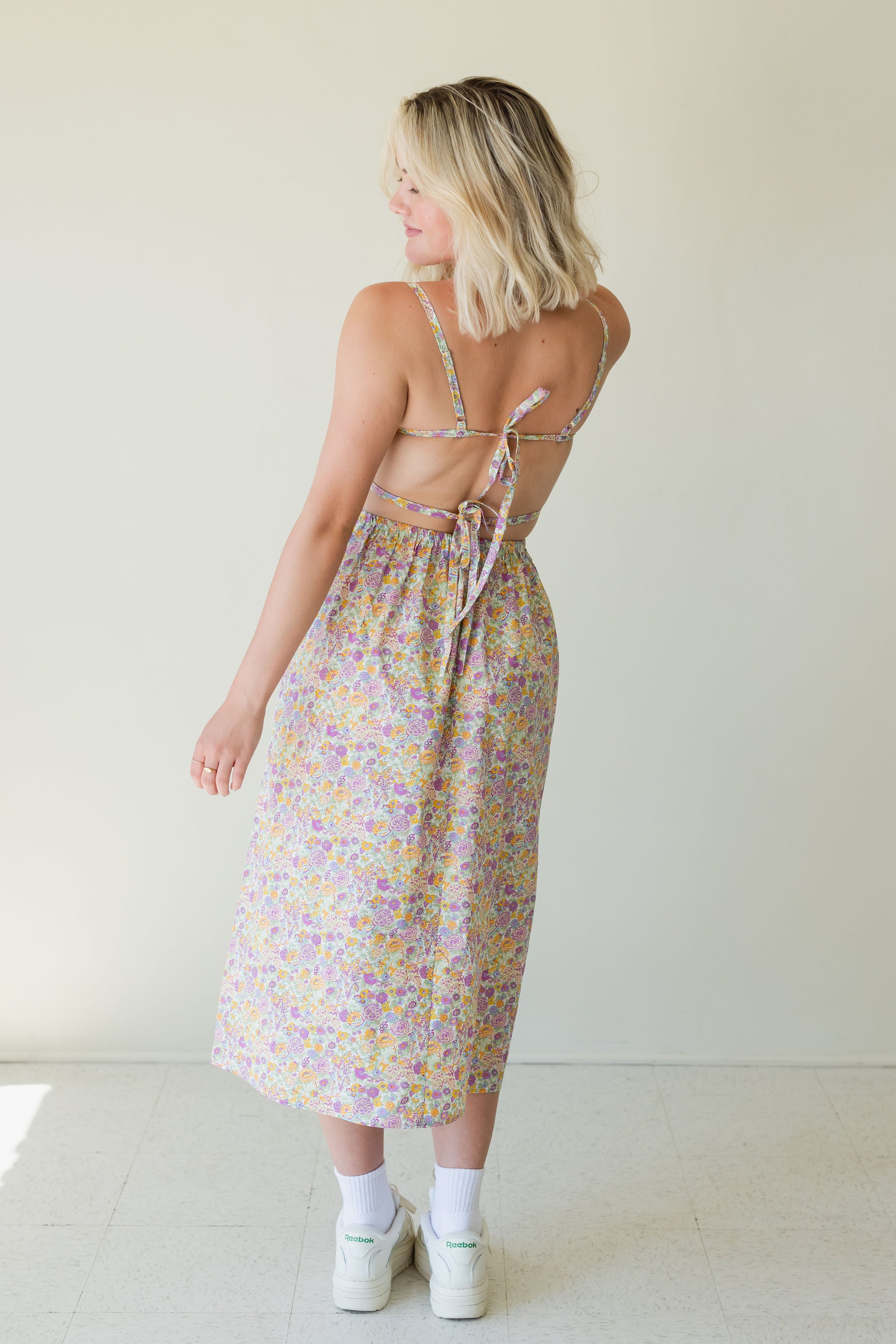 You'll Forget Floral Midi Dress
