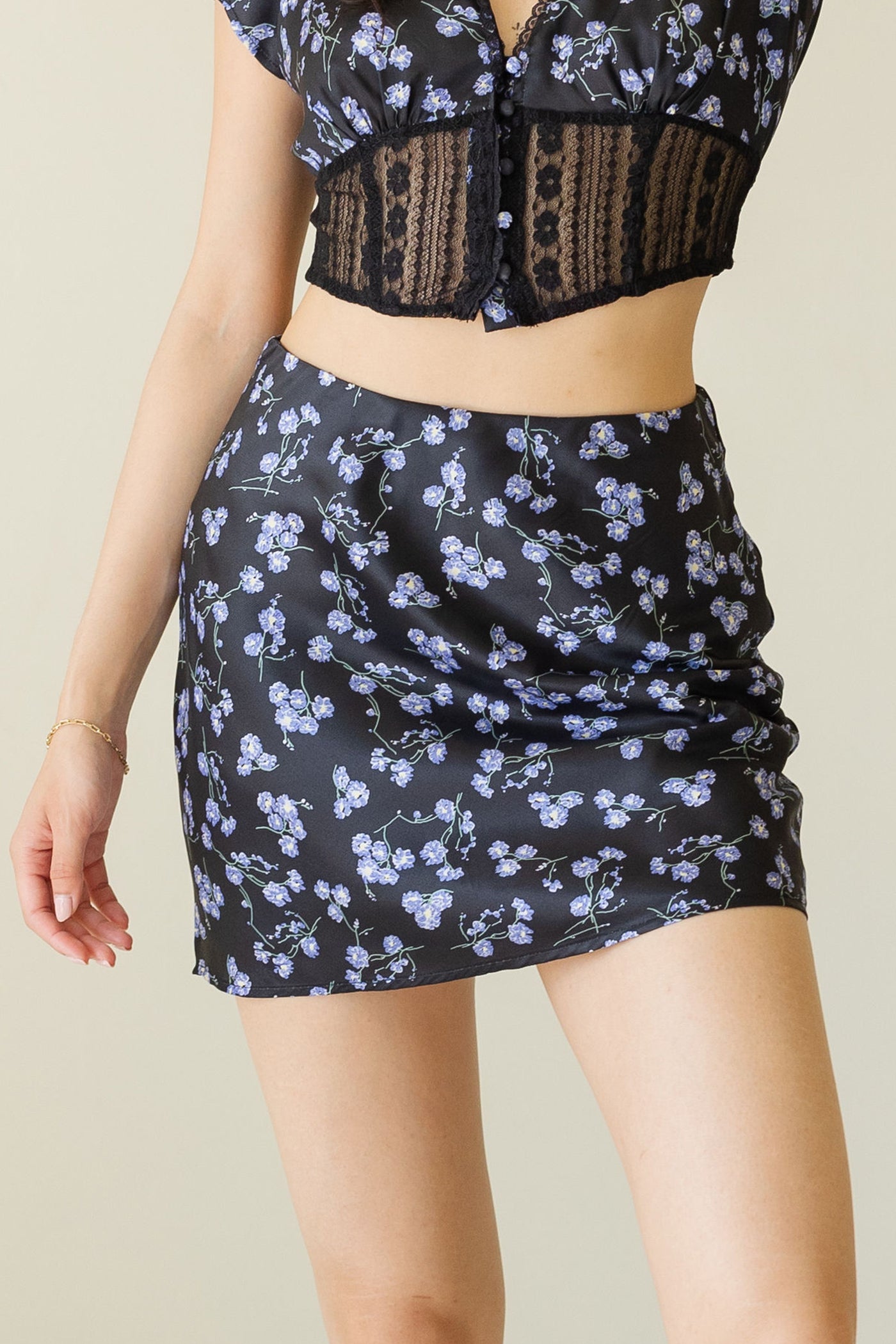 The Journey Floral Skirt