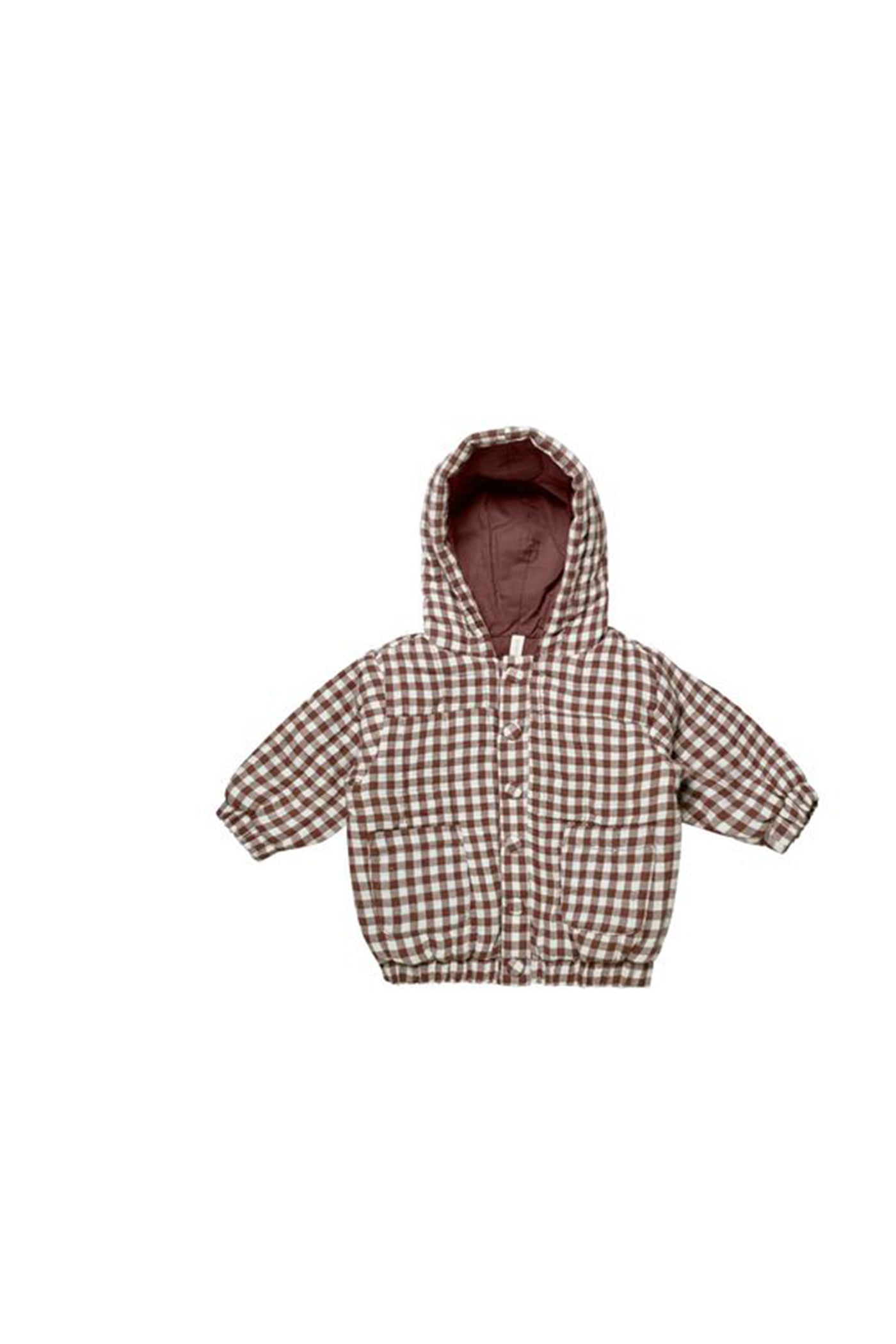 Hooded Woven Kids Jacket by Quincy Mae
