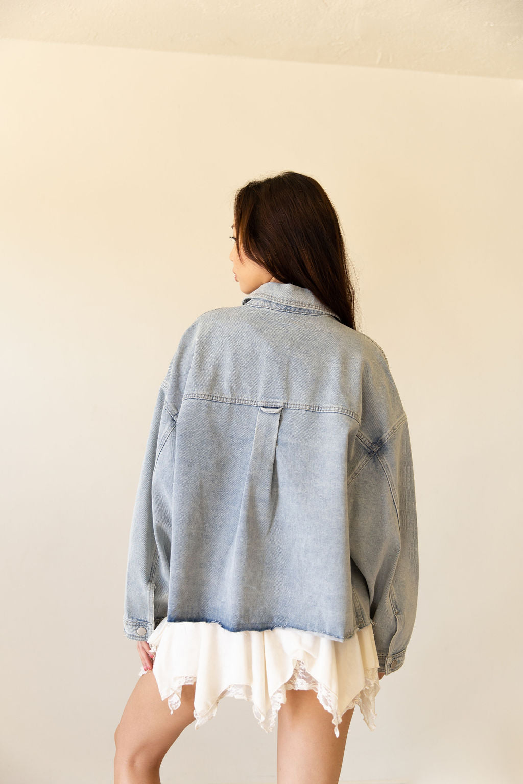 Alone Tonight Denim Jacket by For Good