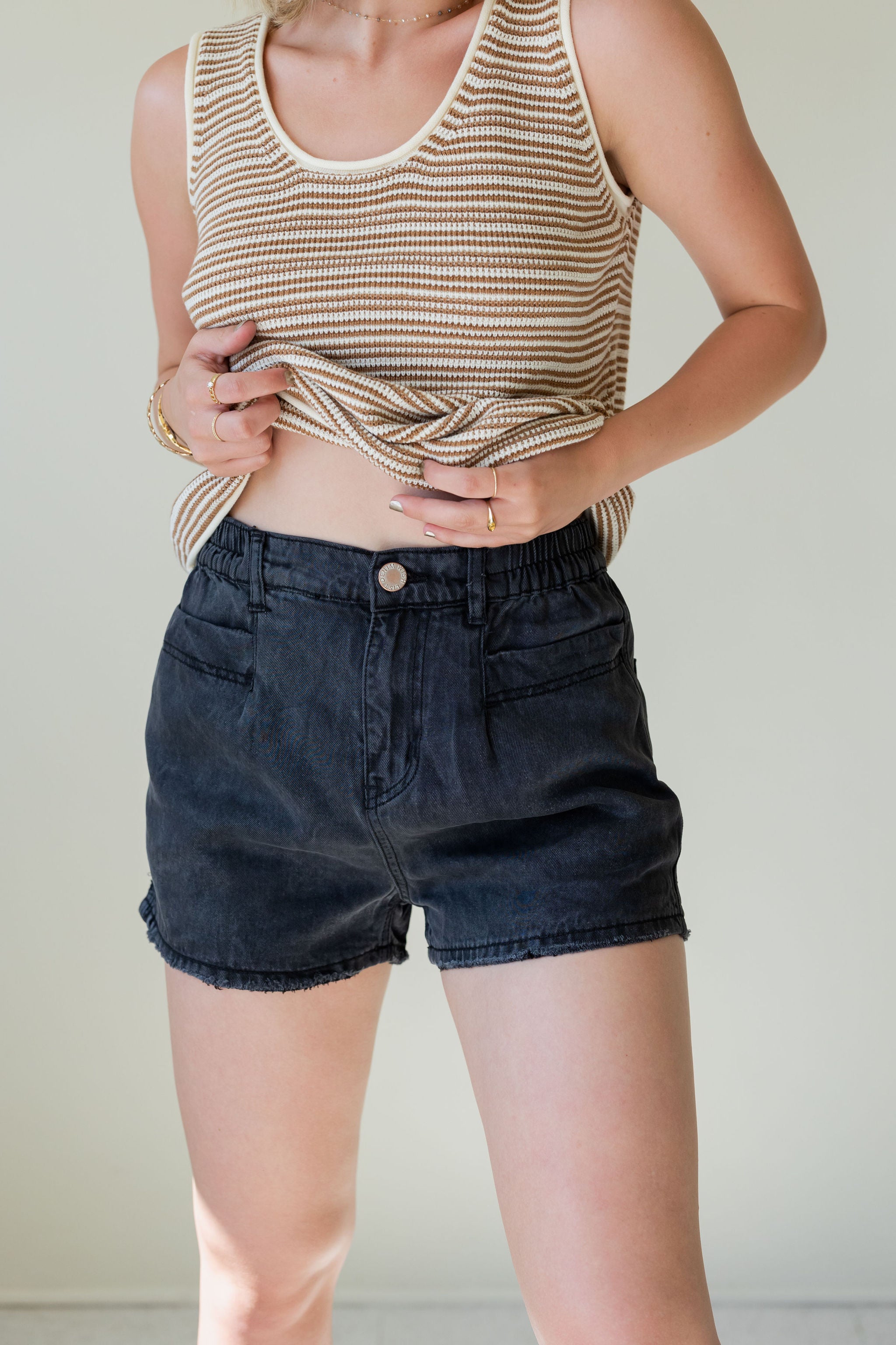 Let's Pretend Denim Shorts by For Good