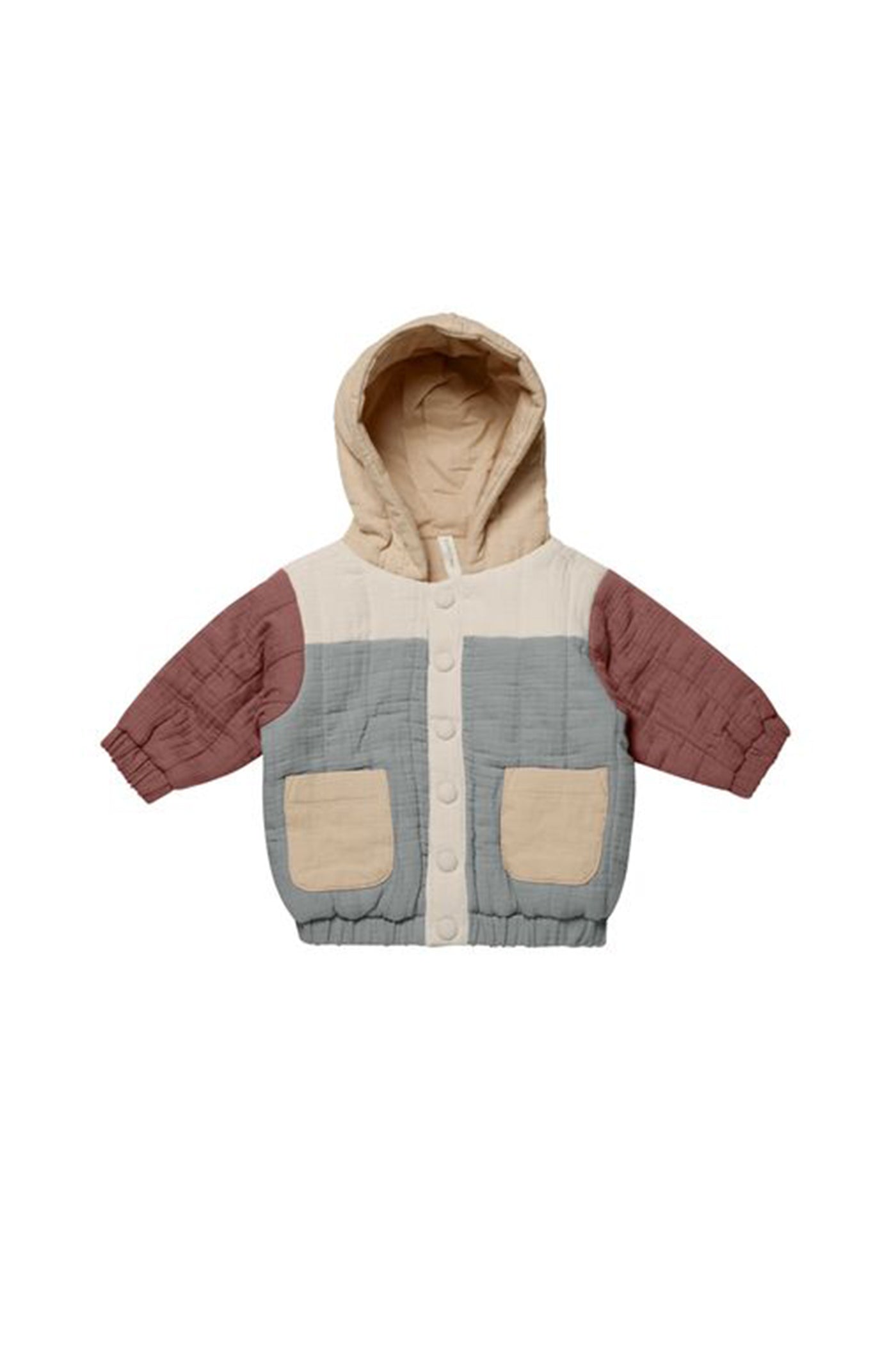 Hooded Woven Kids Jacket by Quincy Mae
